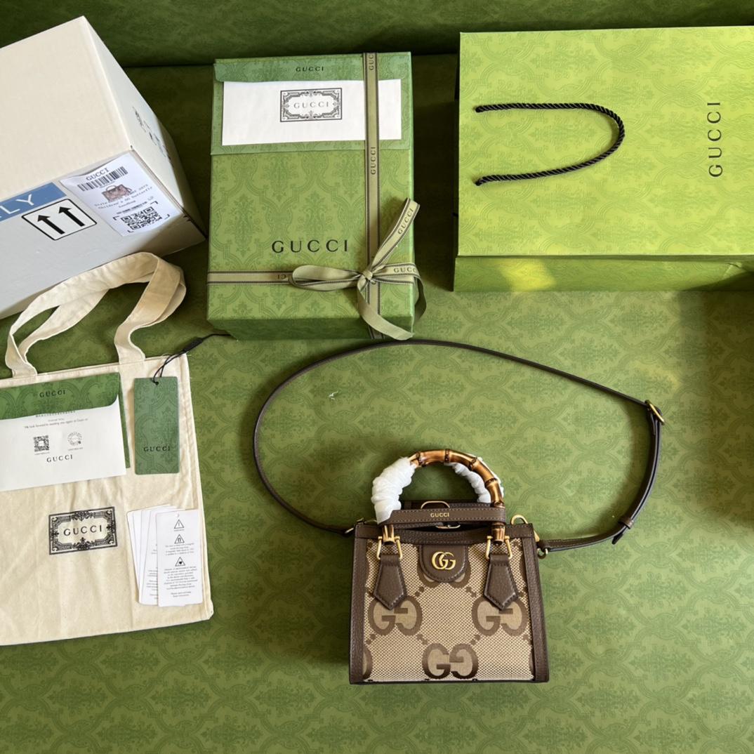Gucci GG Diana Tote Bag（20-16-10CM） - DopestKickz