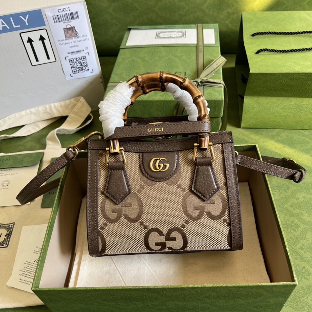 Gucci GG Diana Tote Bag（20-16-10CM） - DopestKickz