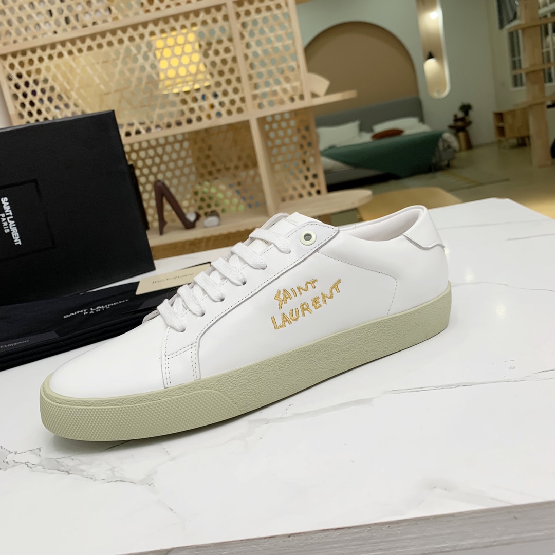 Saint Laurent Andie Low-Top Sneakers - DopestKickz