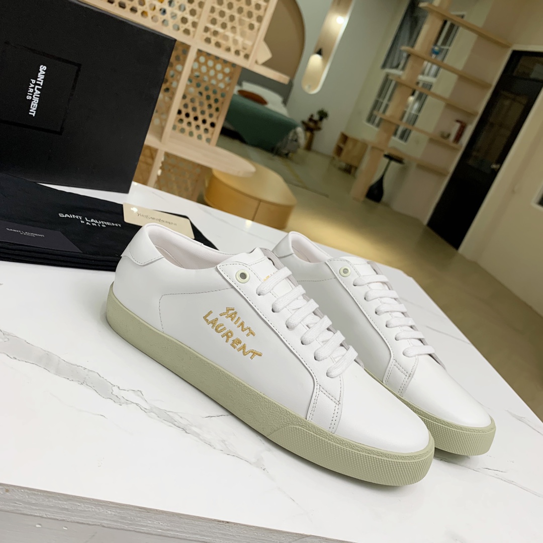 Saint Laurent Andie Low-Top Sneakers - DopestKickz