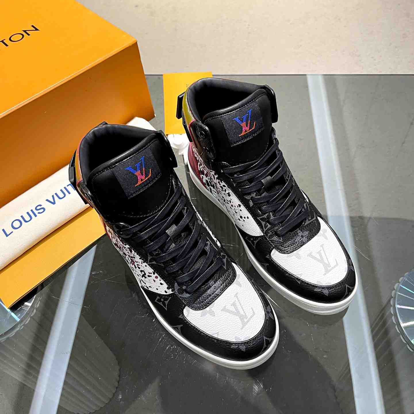 Louis Vuitton Rivoli Sneaker Boot     - DopestKickz