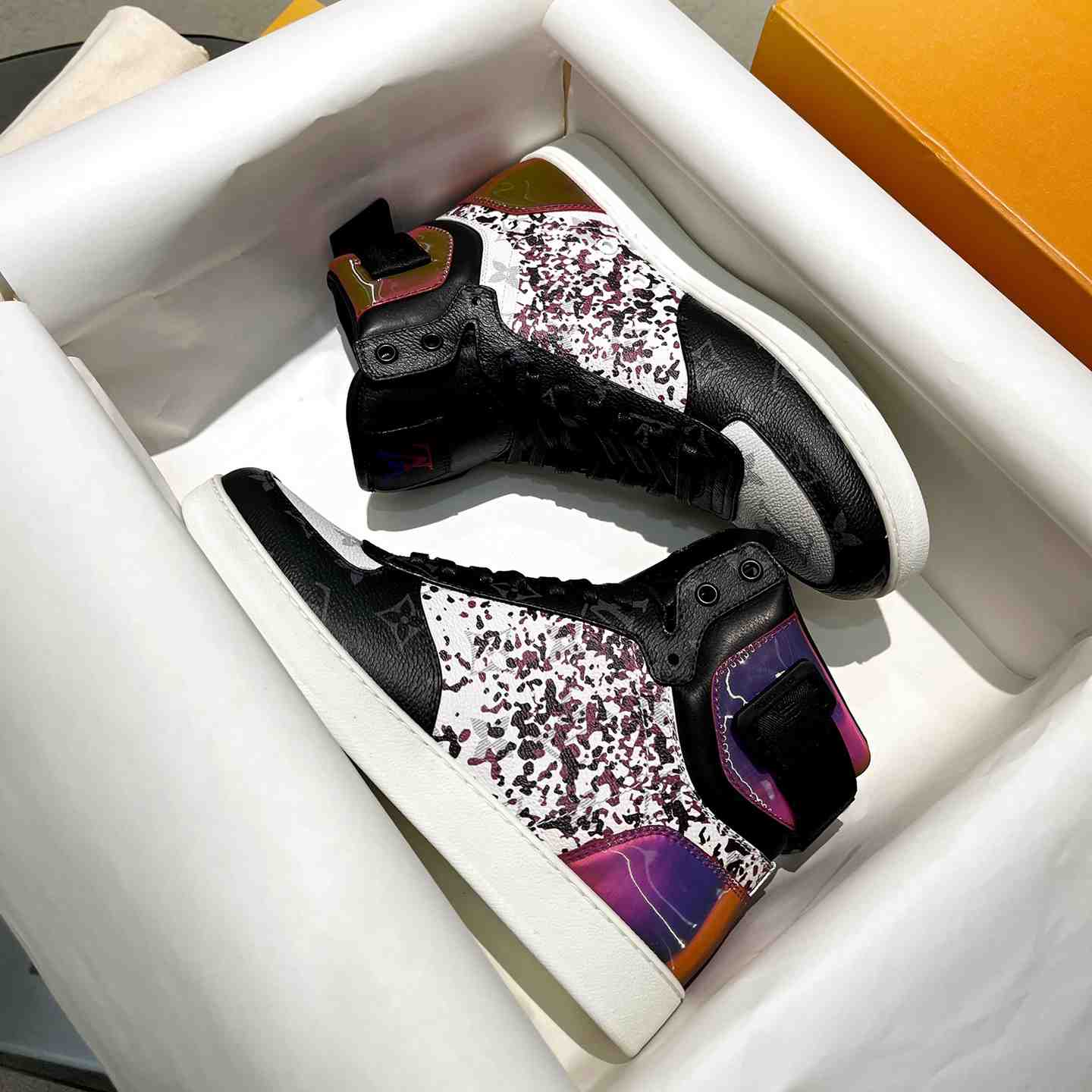 Louis Vuitton Rivoli Sneaker Boot     - DopestKickz