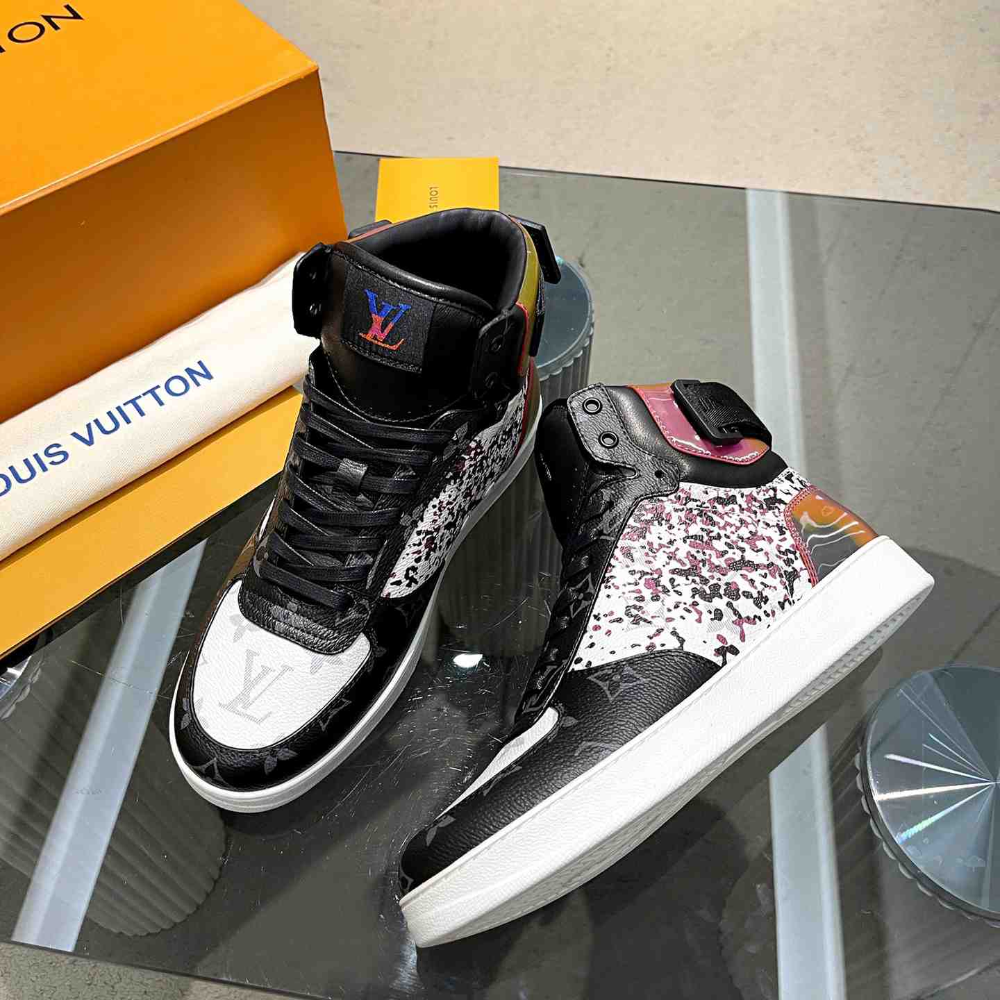 Louis Vuitton Rivoli Sneaker Boot     - DopestKickz