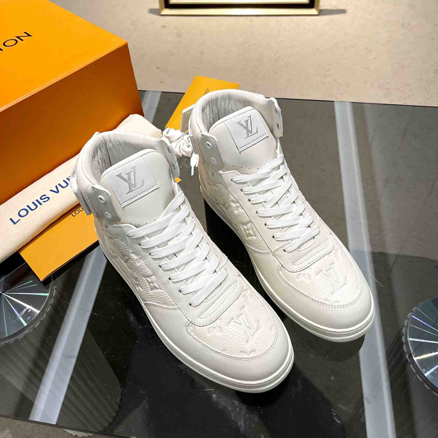Louis Vuitton Rivoli Sneaker Boot     - DopestKickz