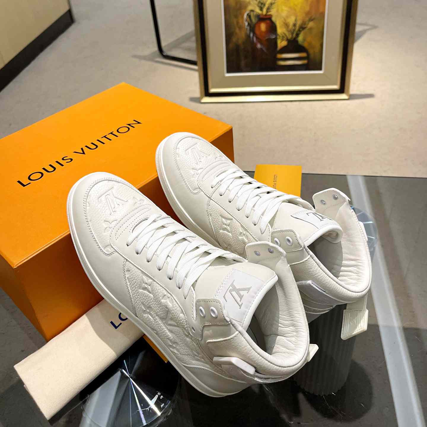Louis Vuitton Rivoli Sneaker Boot     - DopestKickz