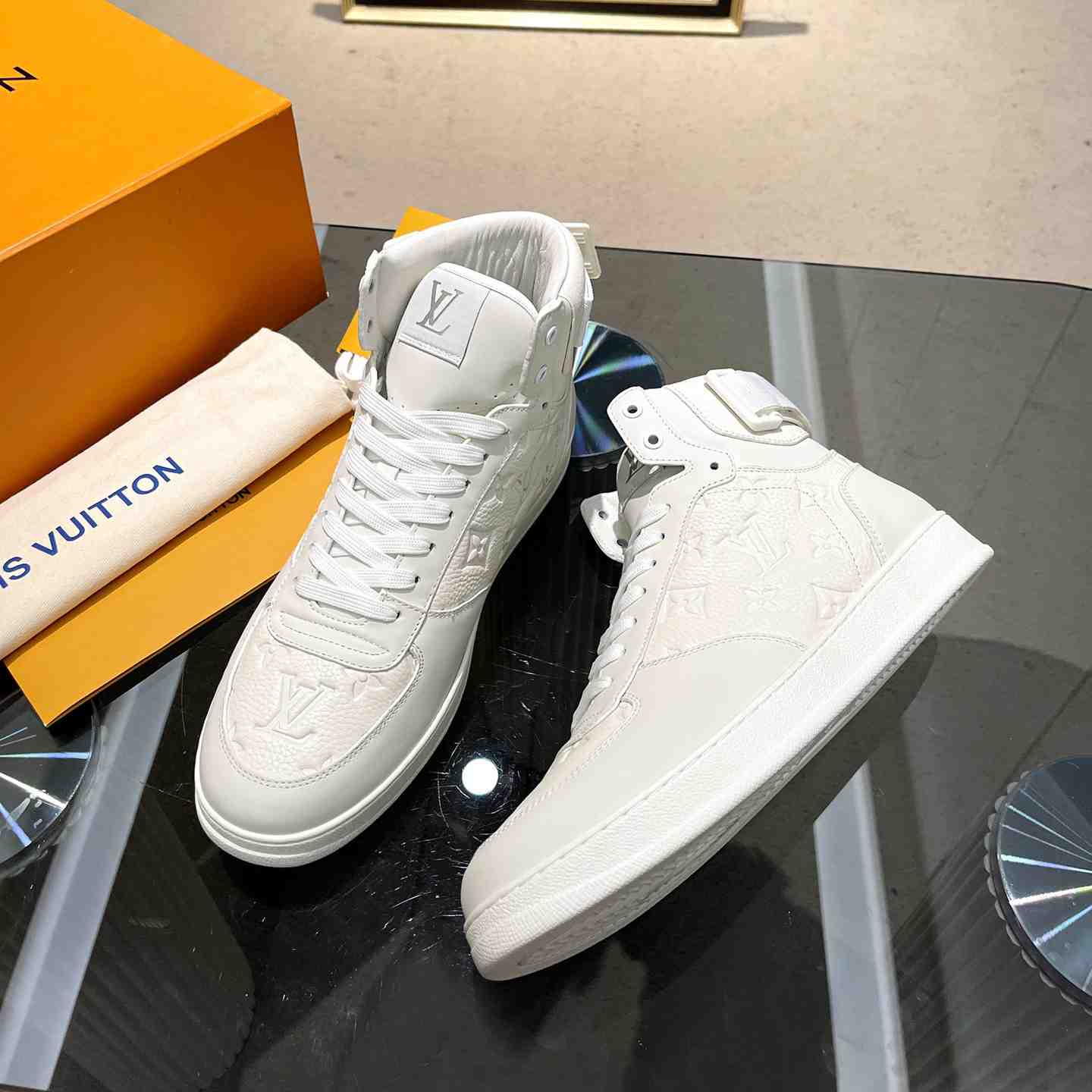 Louis Vuitton Rivoli Sneaker Boot     - DopestKickz