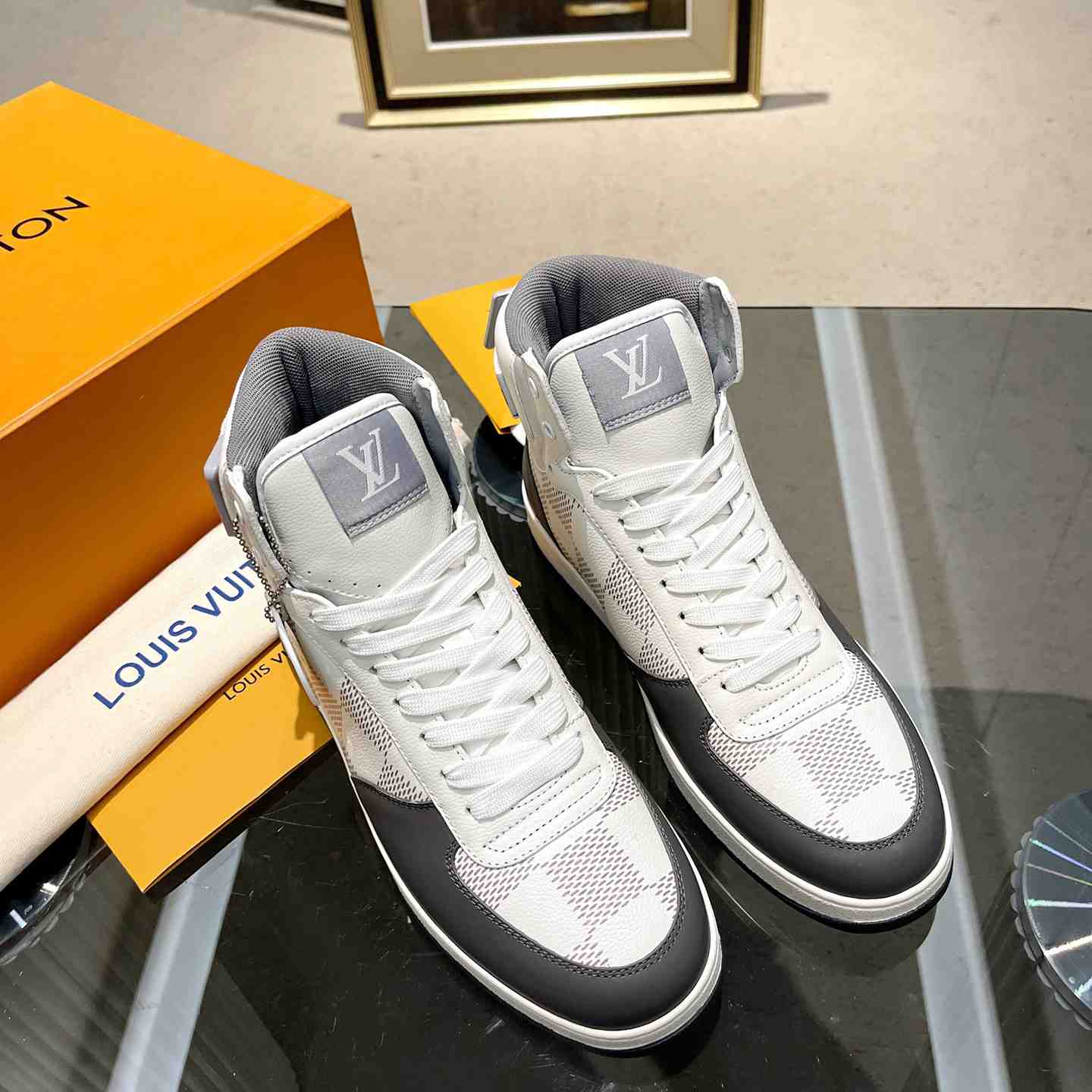 Louis Vuitton Rivoli Sneaker Boot     - DopestKickz