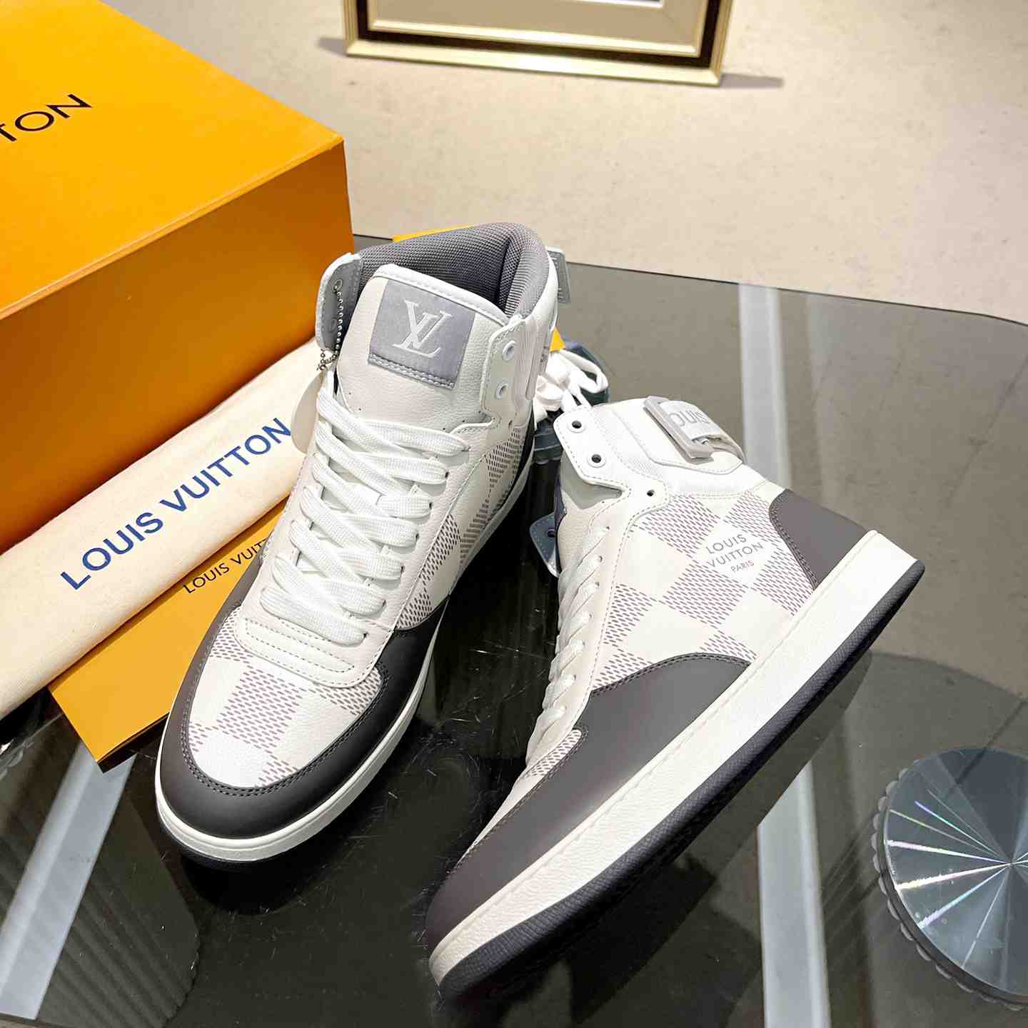Louis Vuitton Rivoli Sneaker Boot     - DopestKickz