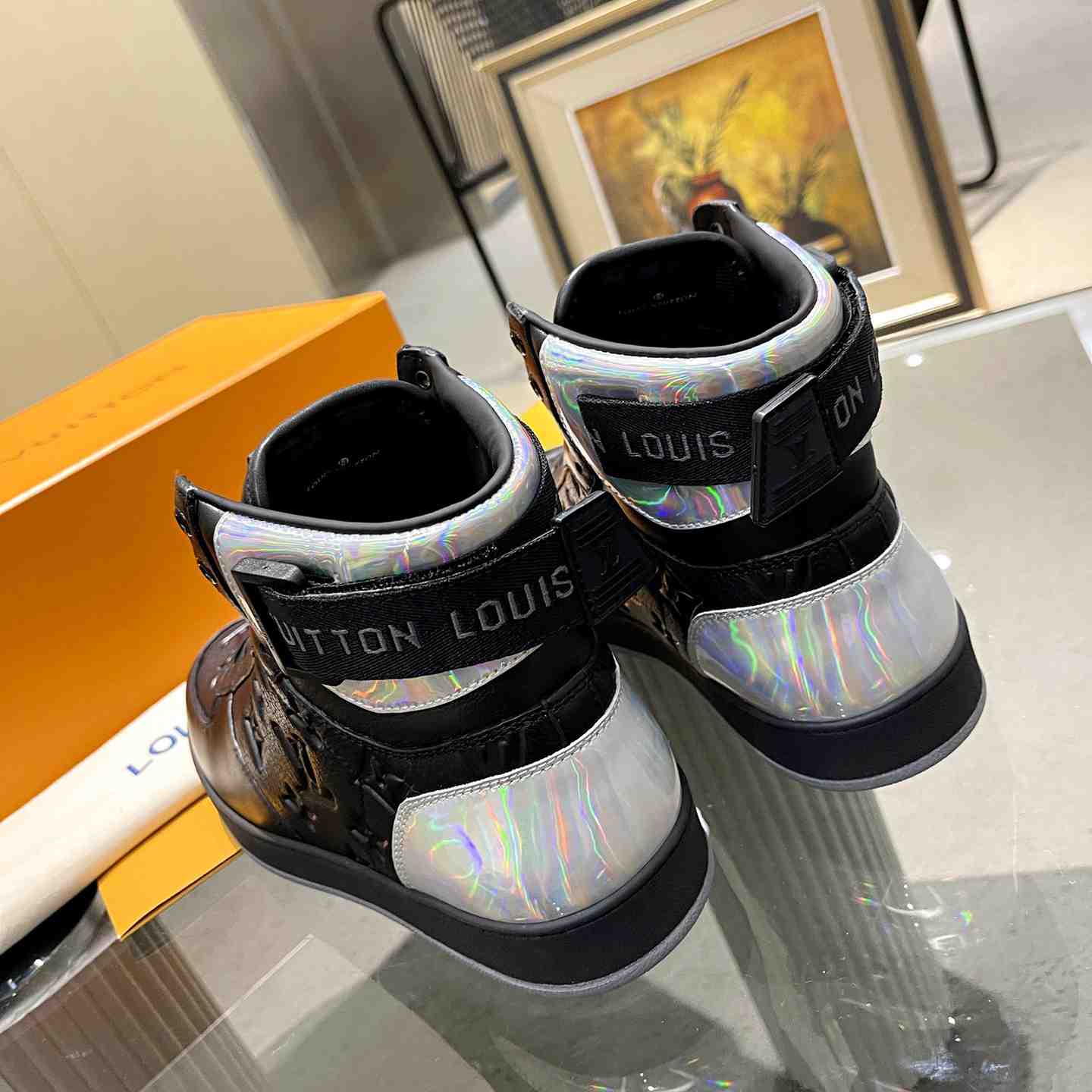 Louis Vuitton Rivoli Sneaker Boot     - DopestKickz