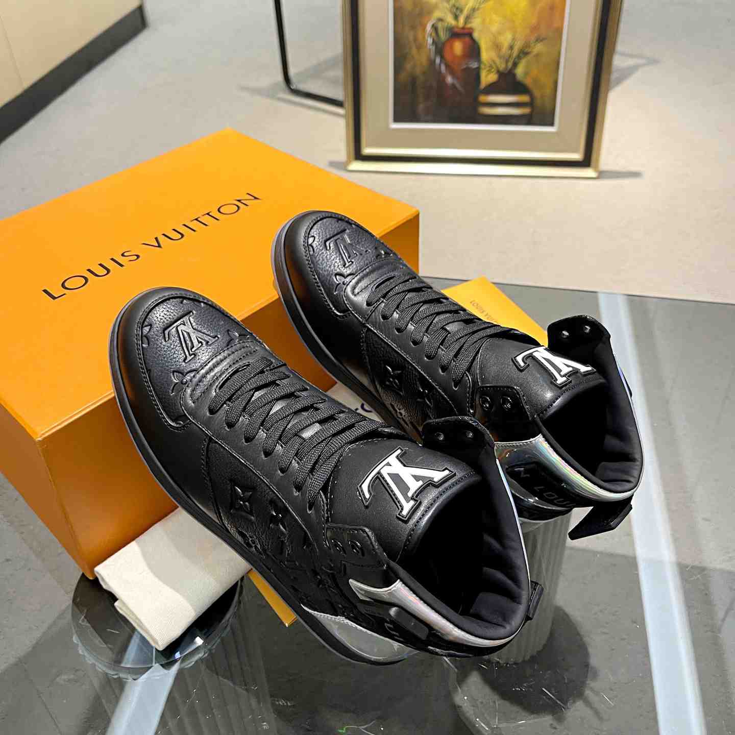 Louis Vuitton Rivoli Sneaker Boot     - DopestKickz