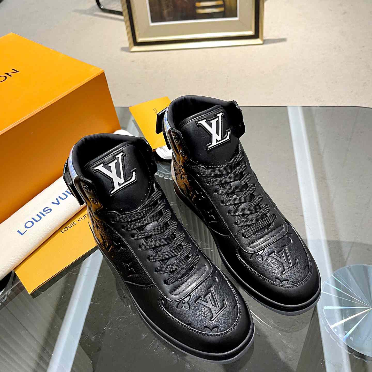 Louis Vuitton Rivoli Sneaker Boot     - DopestKickz