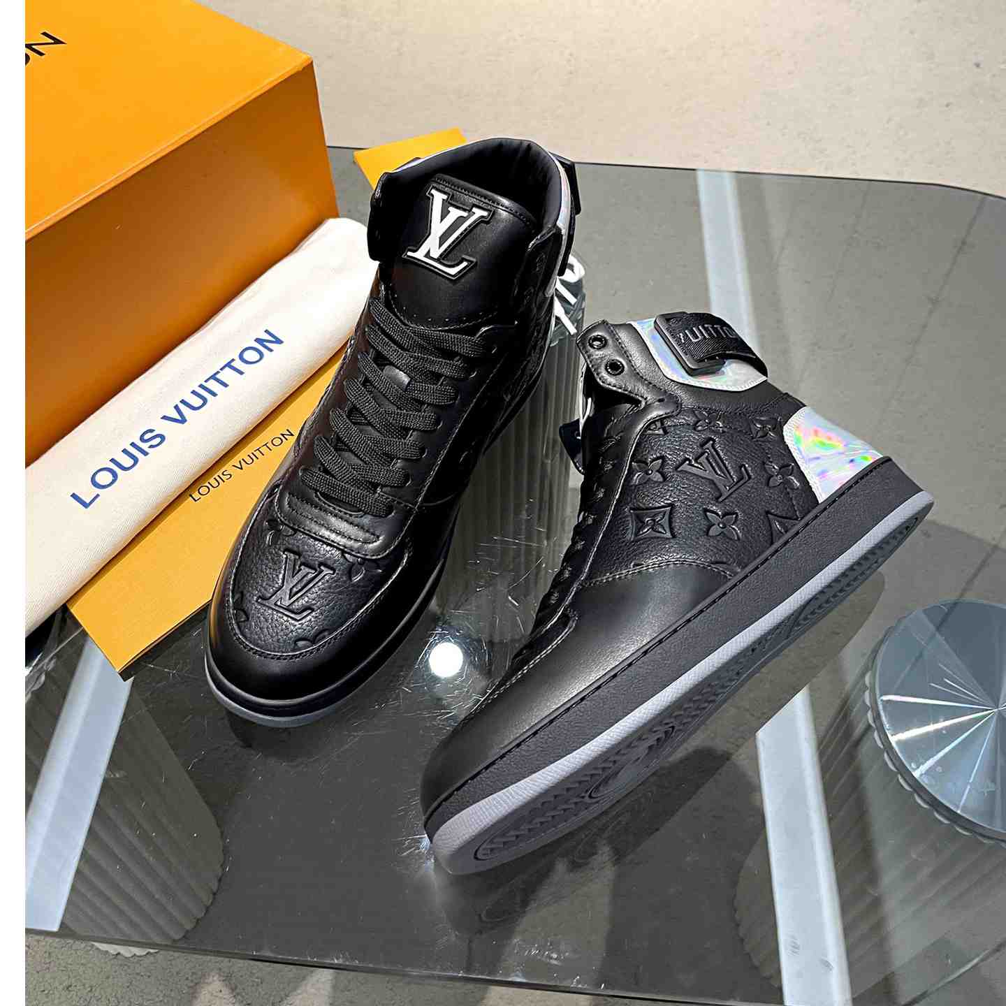 Louis Vuitton Rivoli Sneaker Boot     - DopestKickz