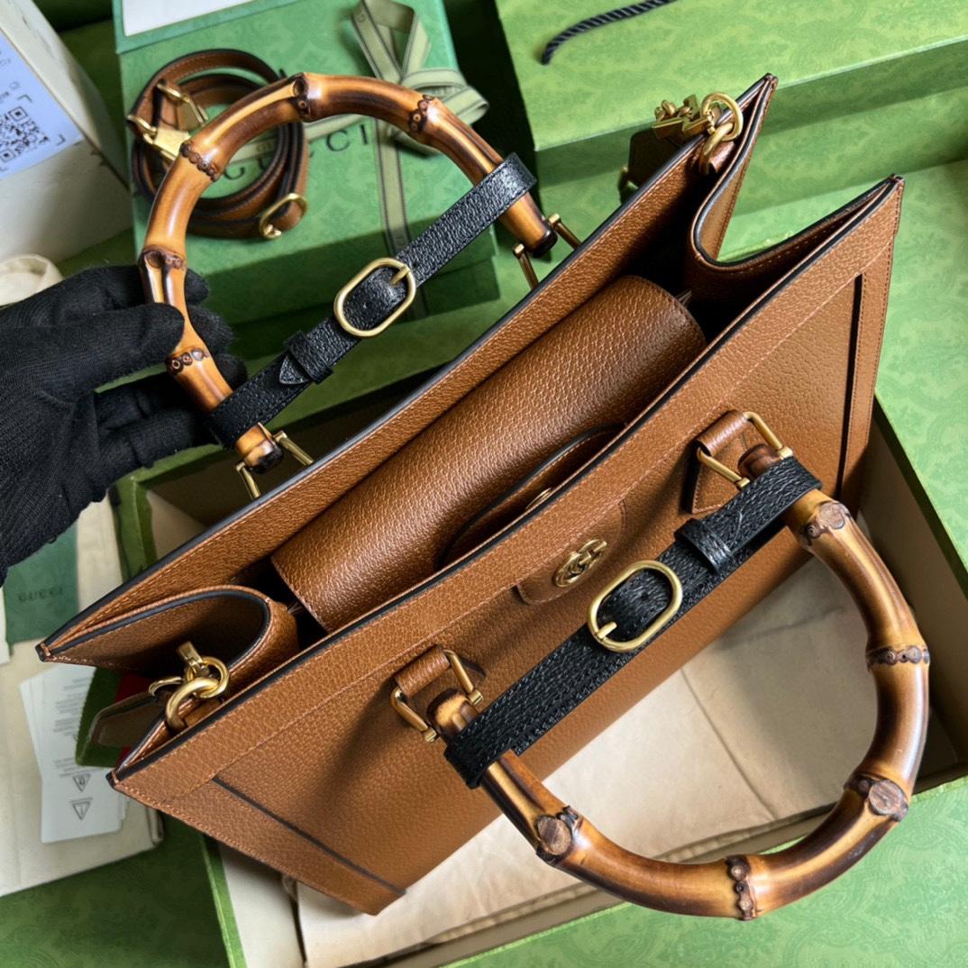 Gucci Diana Large Tote Bag(35-30-14cm) - DopestKickz
