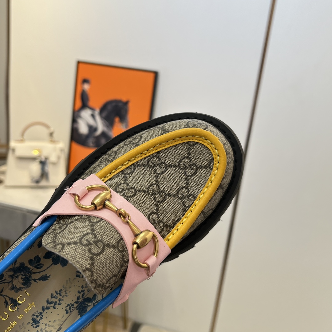 Gucci Women's GG Lug Sole Loafer - DopestKickz
