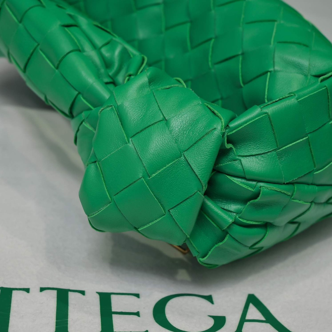Bottega Veneta Mini Jodie Intrecciato Leather Top Handle Bag(28-23-8cm) - DopestKickz