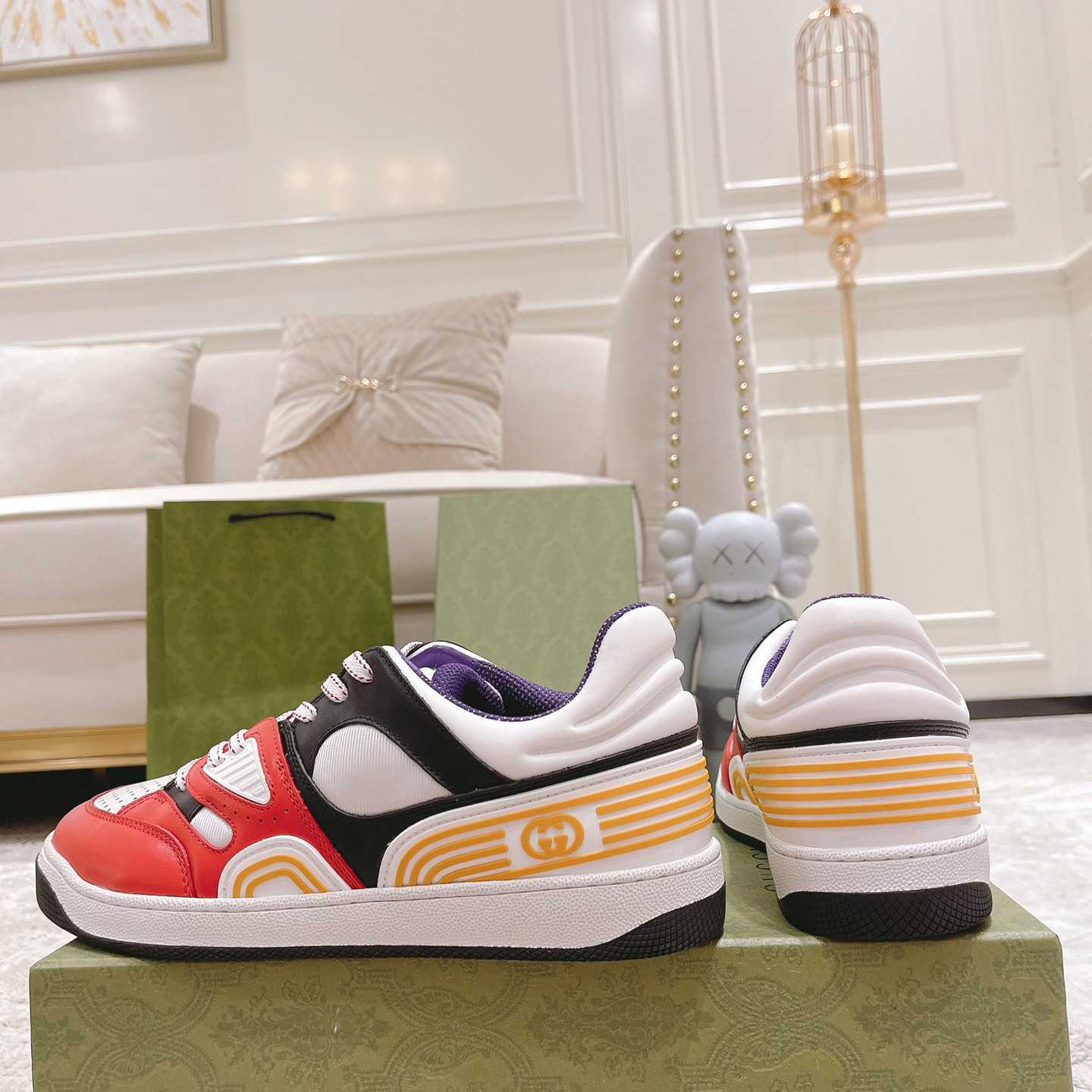 Gucci Basket Sneaker With lnterlocking G  - DopestKickz