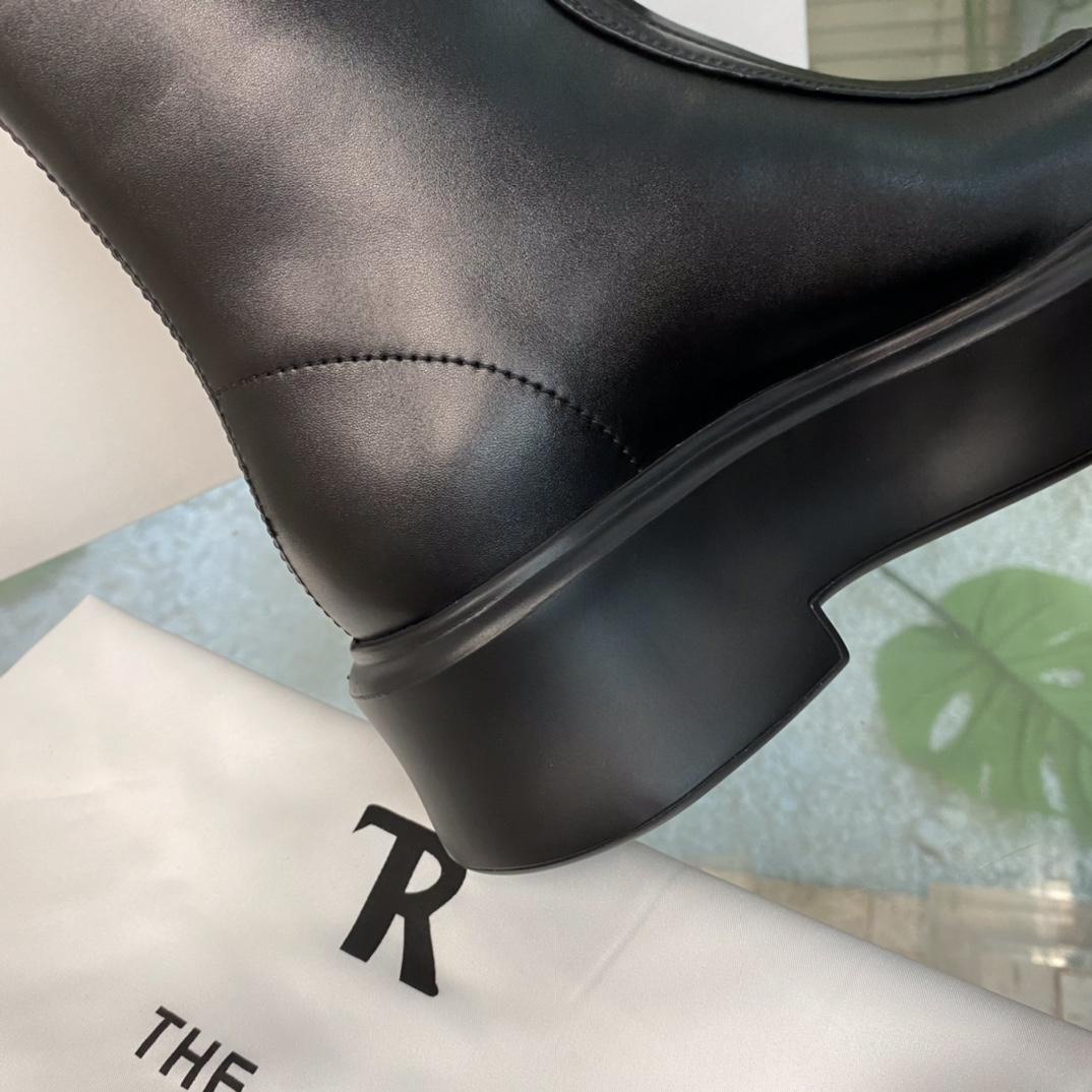 The Row Zipped Boot 1 In Leather - DopestKickz