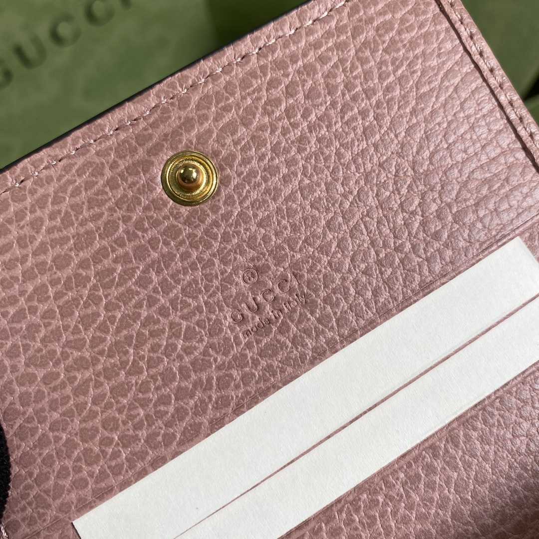 Gucci GG Marmont Card Case Wallet(11-9-3cm)    - DopestKickz