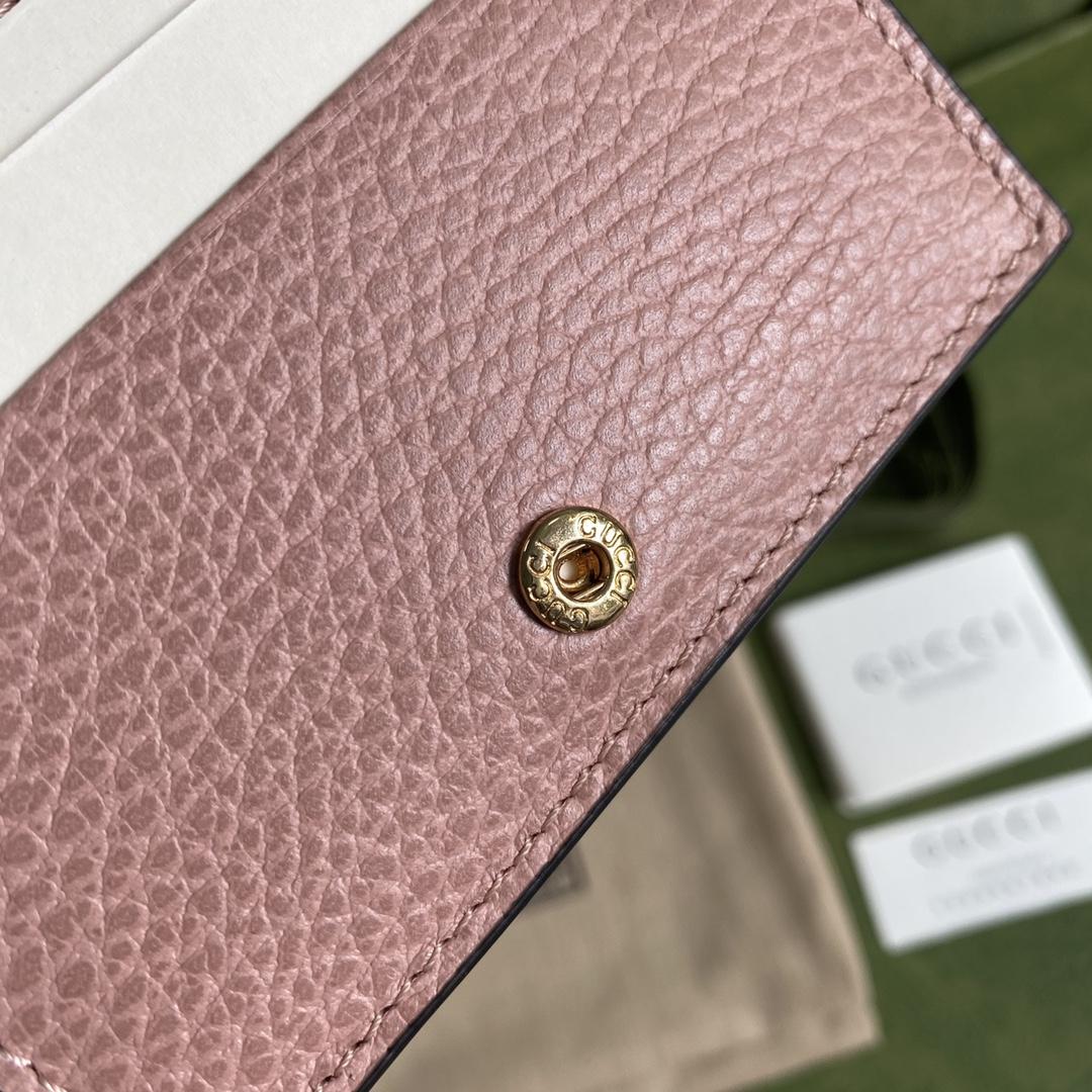 Gucci GG Marmont Card Case Wallet(11-9-3cm)    - DopestKickz