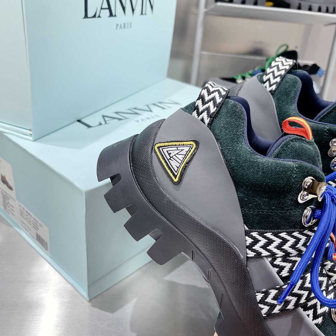 Lanvin Chunky-Sole Lace-Up Sneakers - DopestKickz