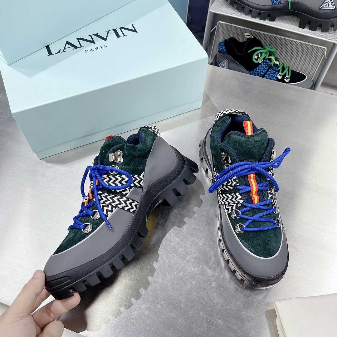 Lanvin Chunky-Sole Lace-Up Sneakers - DopestKickz