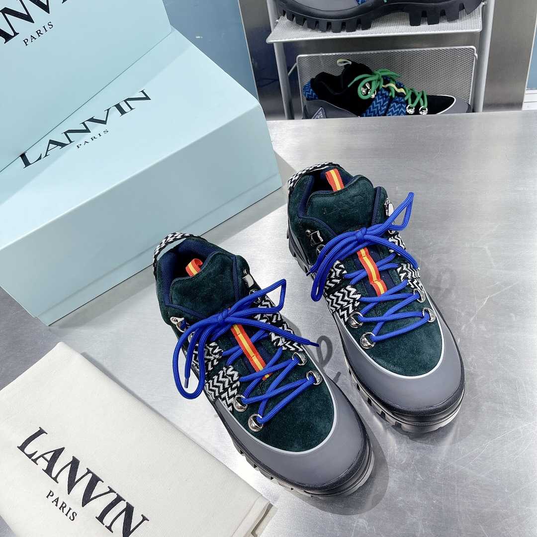 Lanvin Chunky-Sole Lace-Up Sneakers - DopestKickz