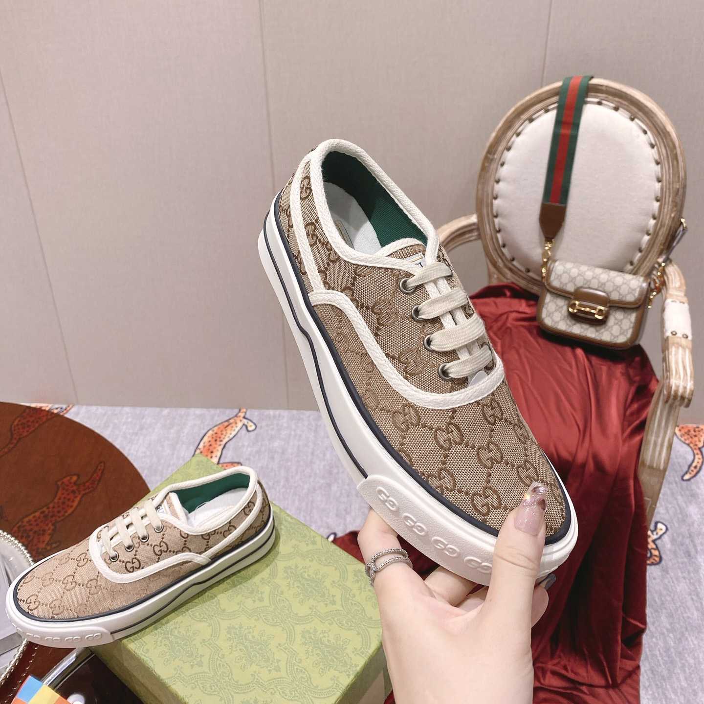 Gucci Tennis 1977 Canvas Sneakers - DopestKickz