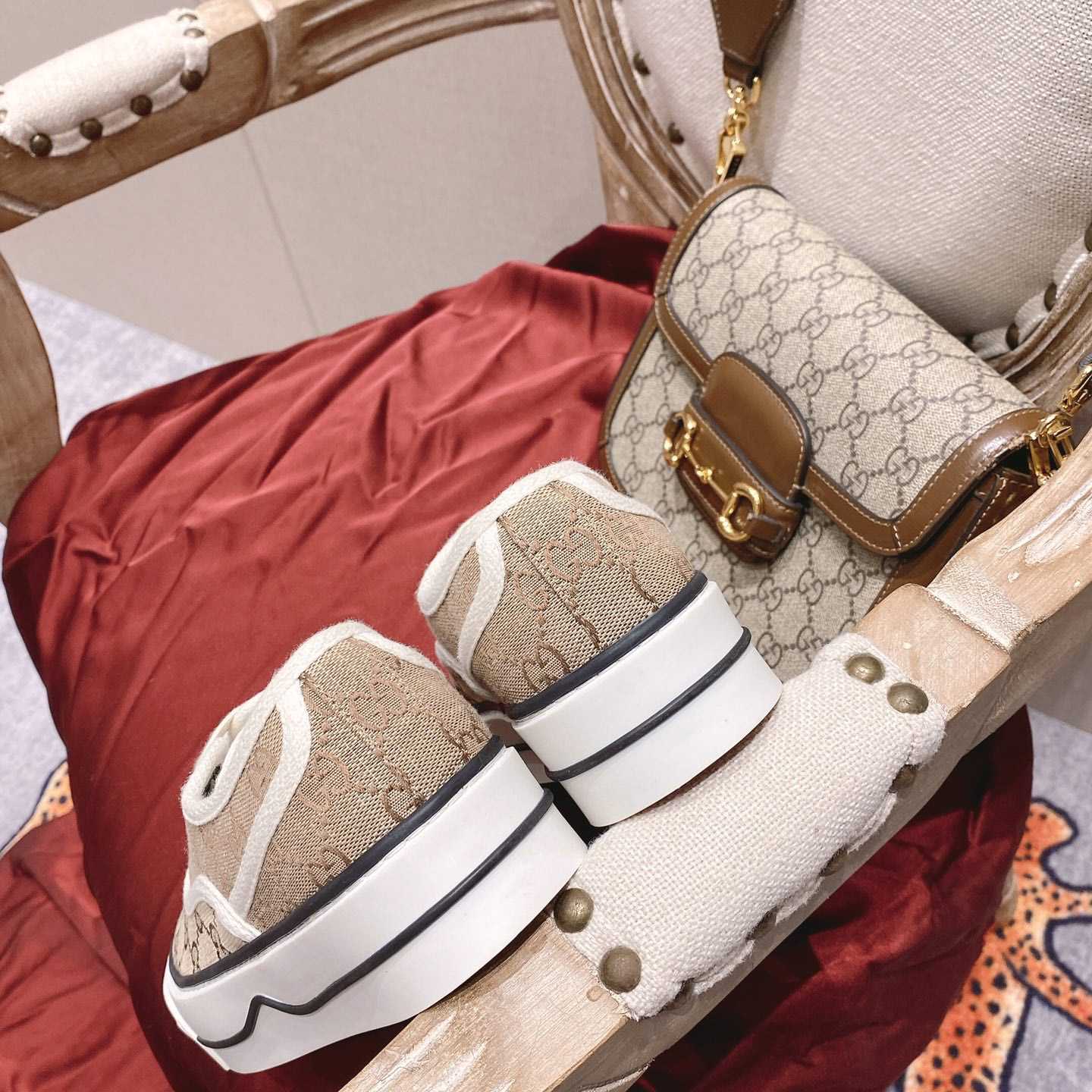 Gucci Tennis 1977 Canvas Sneakers - DopestKickz