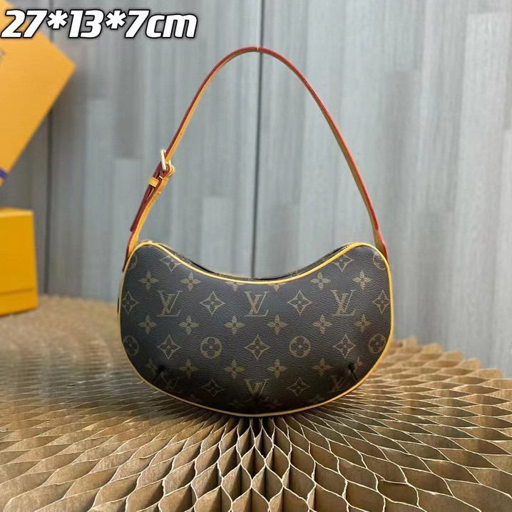 Louis Vuitton Pochette Croissant Handbag(27-13-7cm)     M51510 - DopestKickz