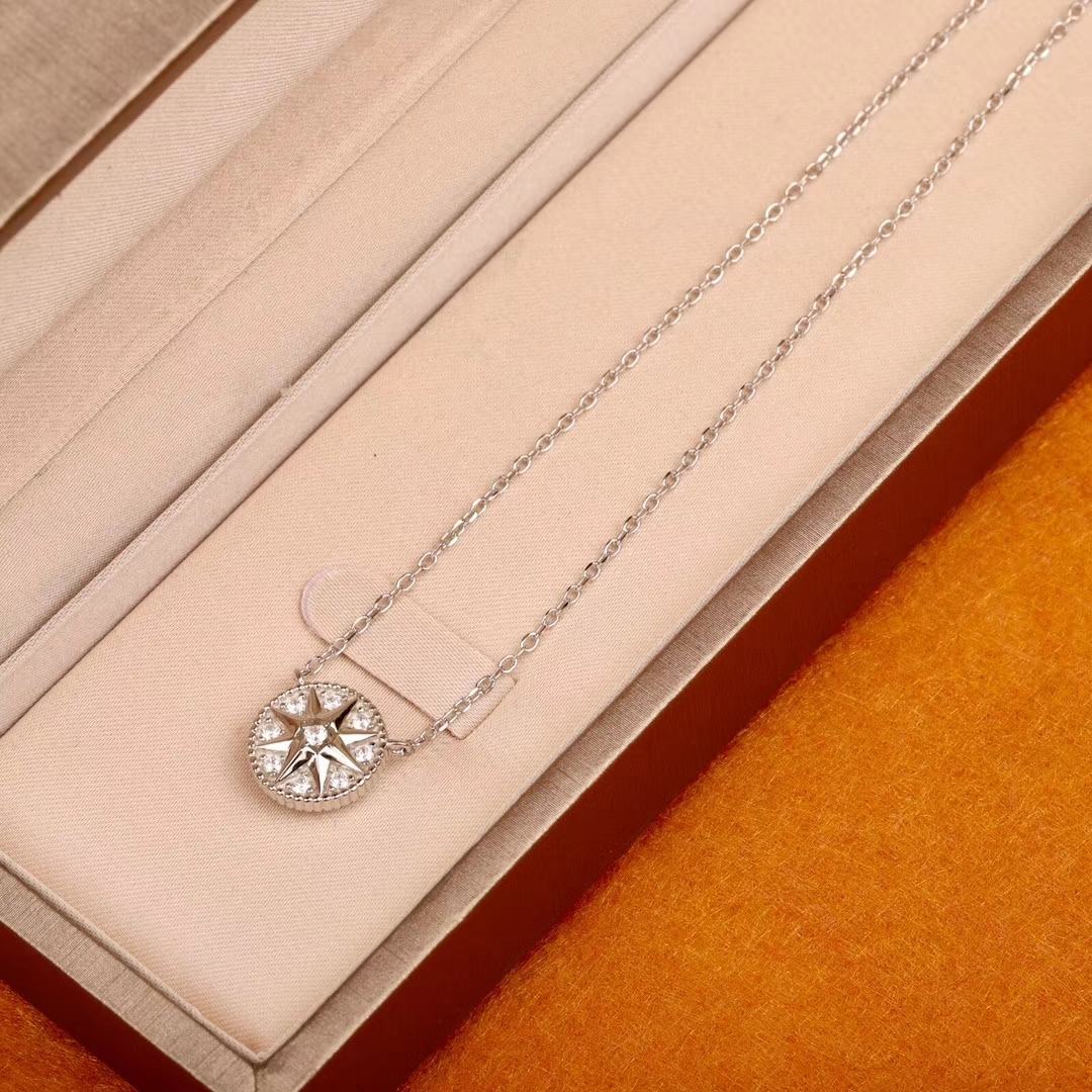 Dior Rose Des Vents Necklace - DopestKickz