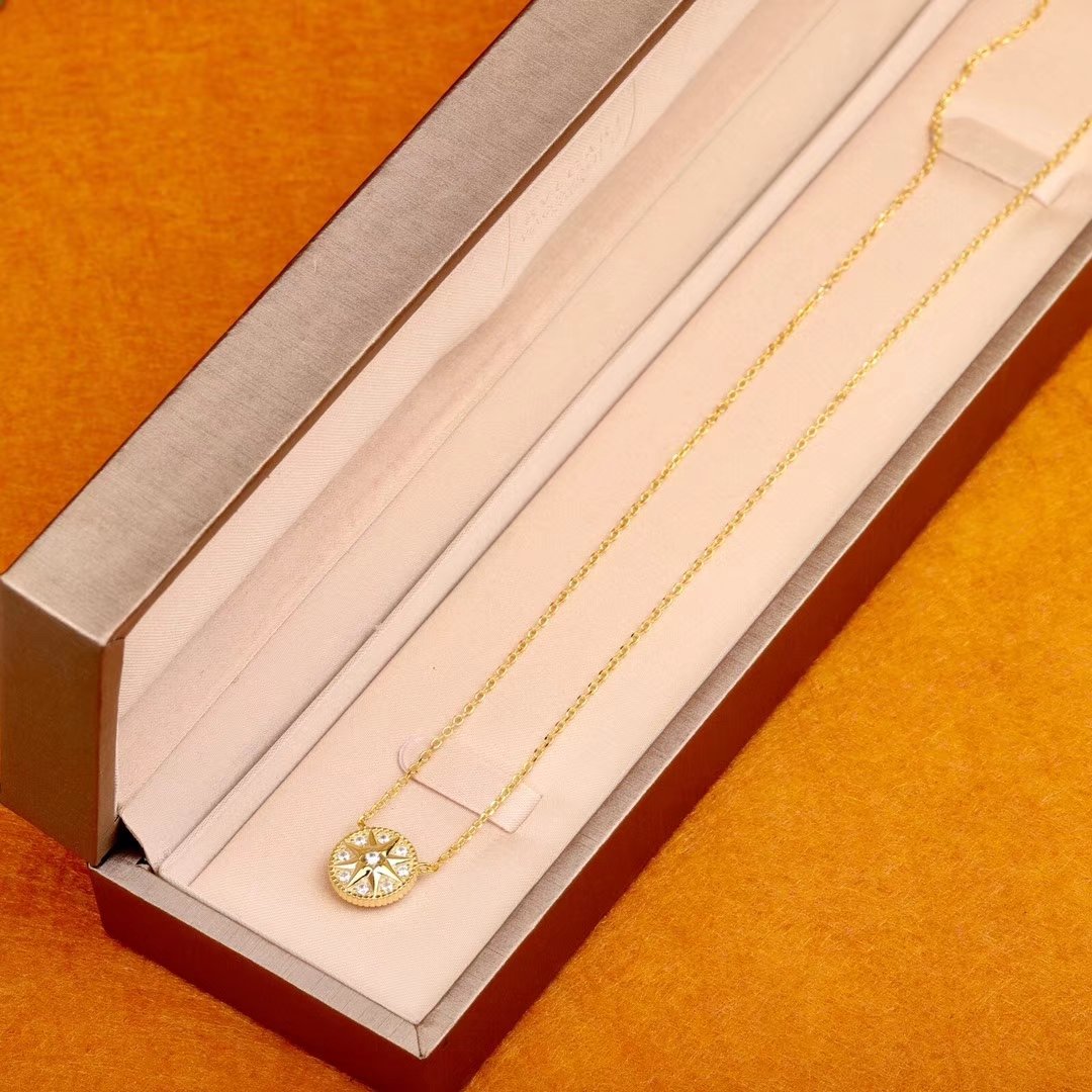 Dior Rose Des Vents Necklace - DopestKickz