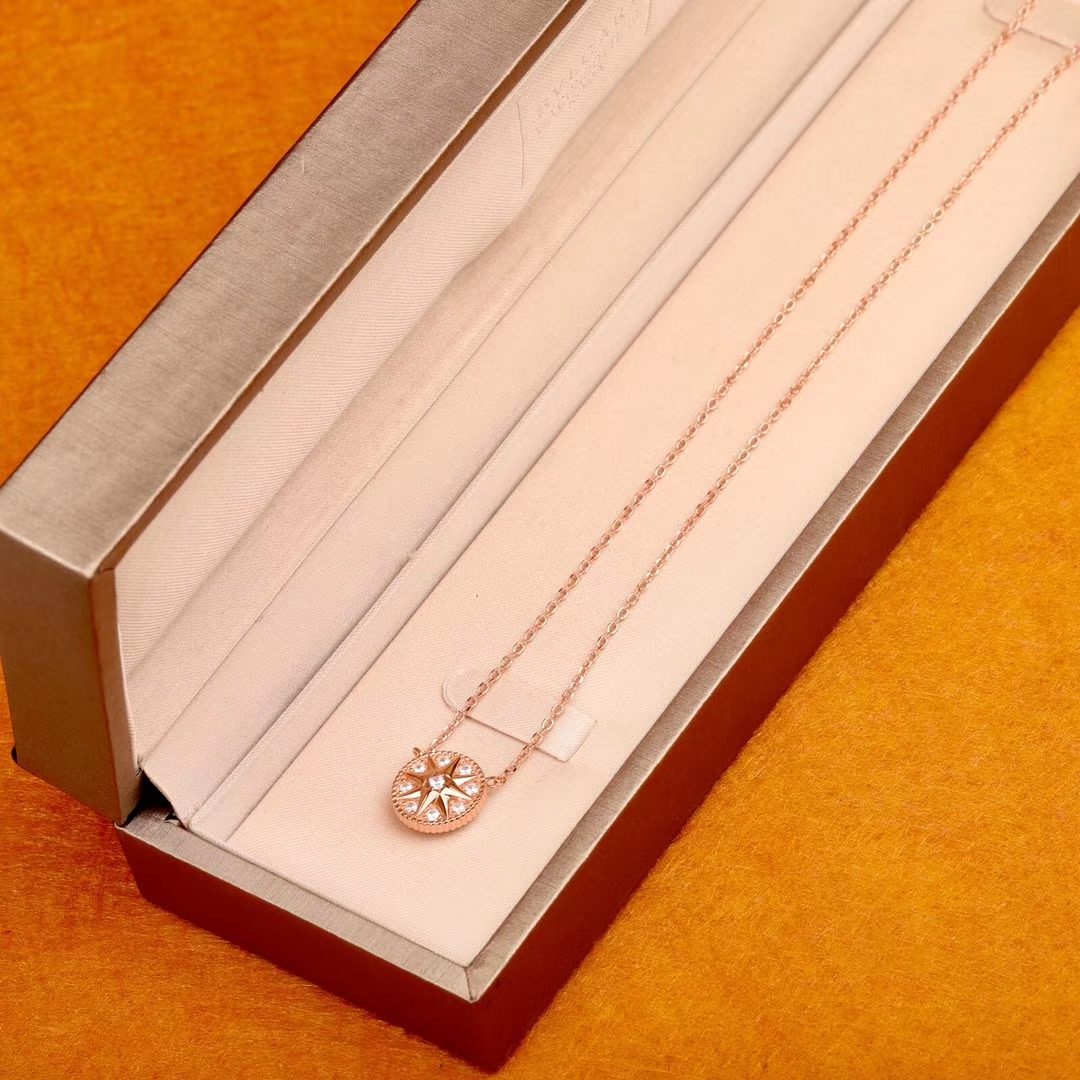 Dior Rose Des Vents Necklace - DopestKickz