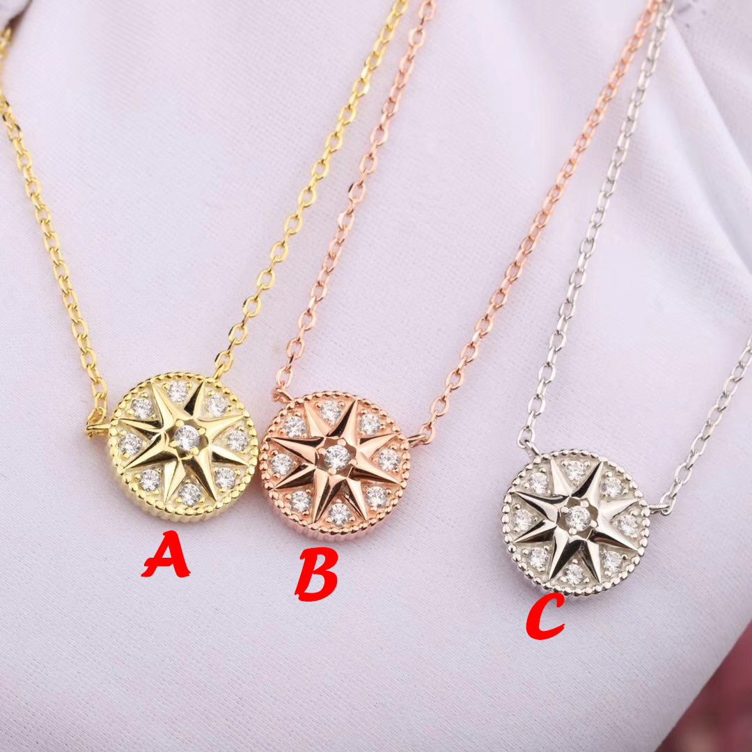 Dior Rose Des Vents Necklace - DopestKickz