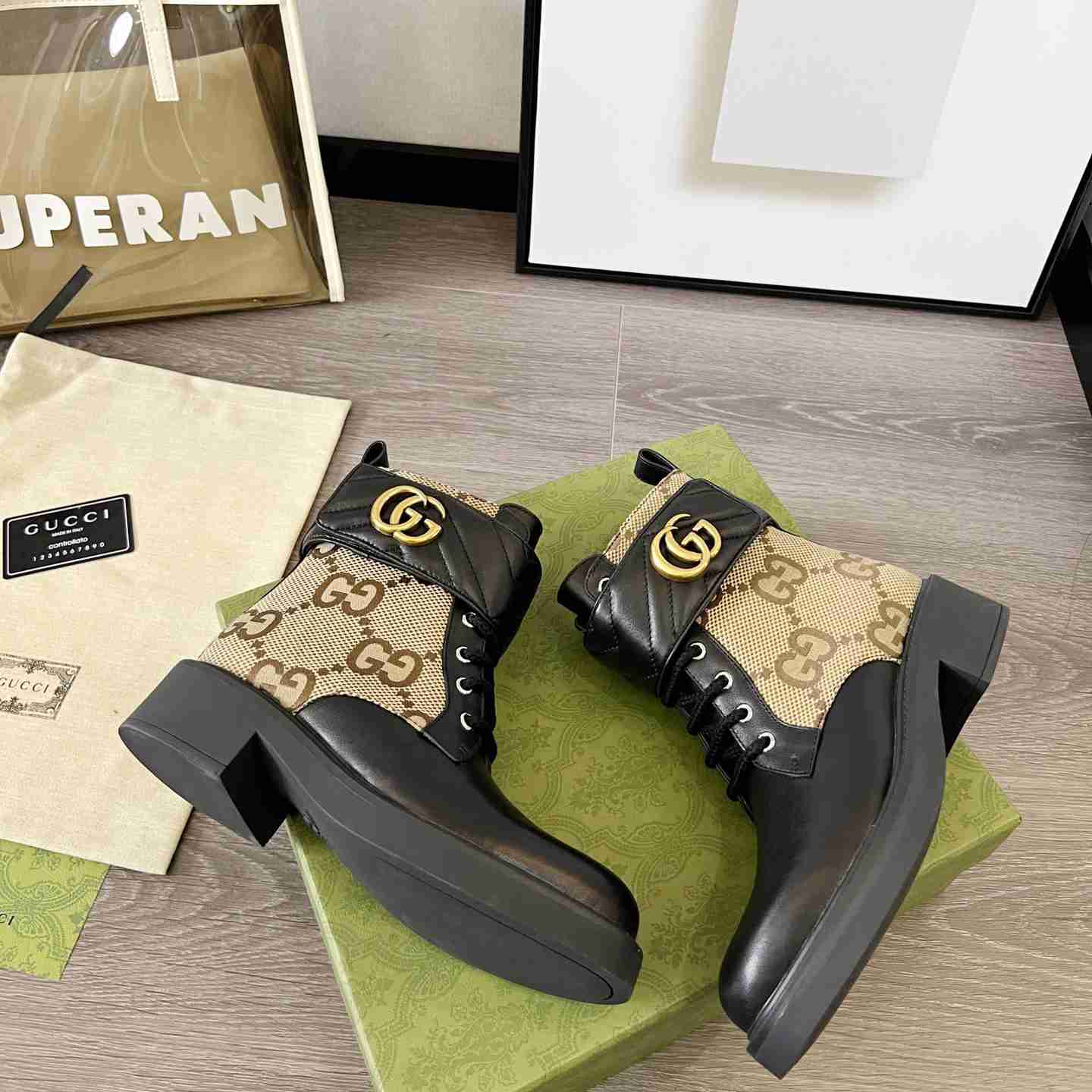Gucci Women's Ankle Boot With Double G - DopestKickz