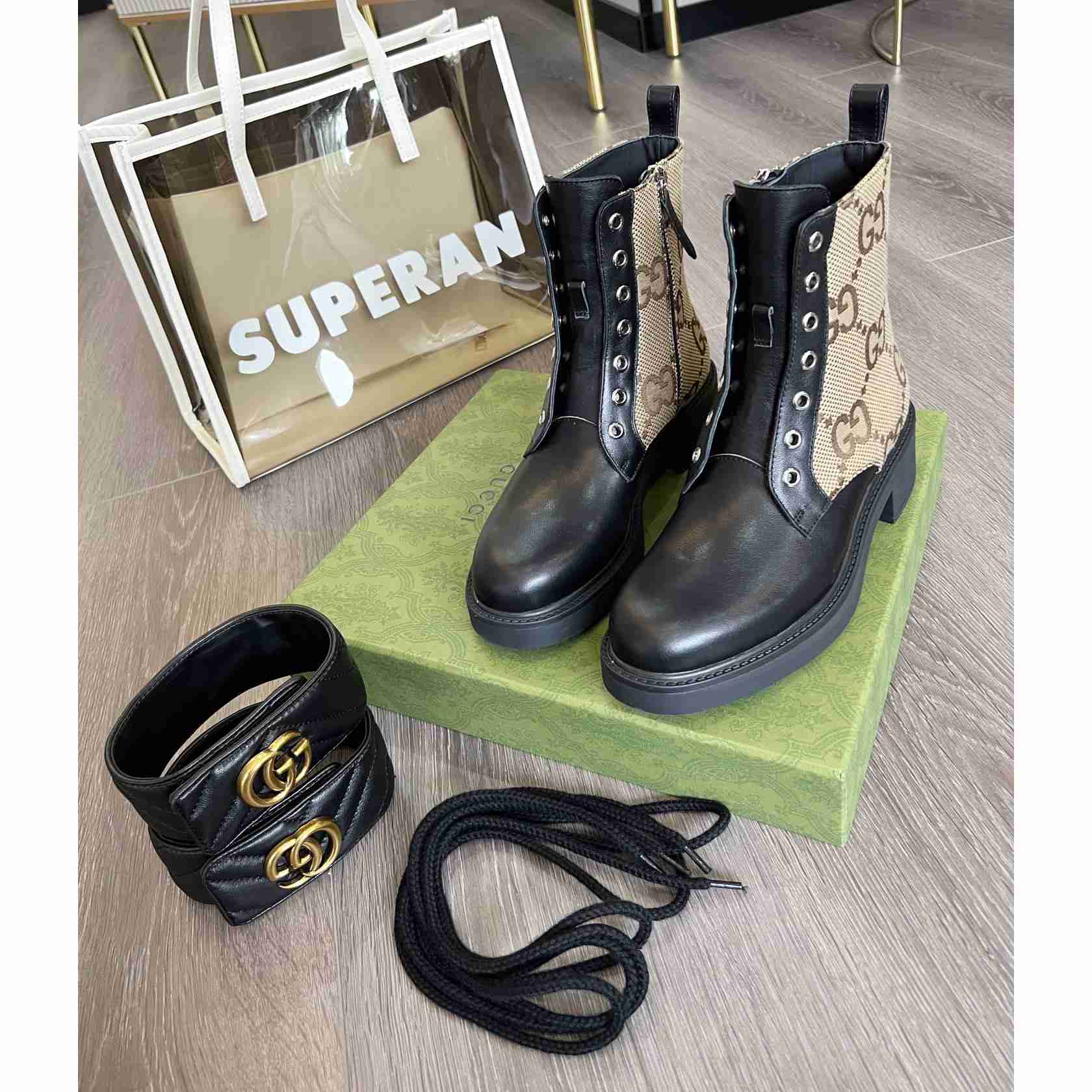 Gucci Women's Ankle Boot With Double G - DopestKickz