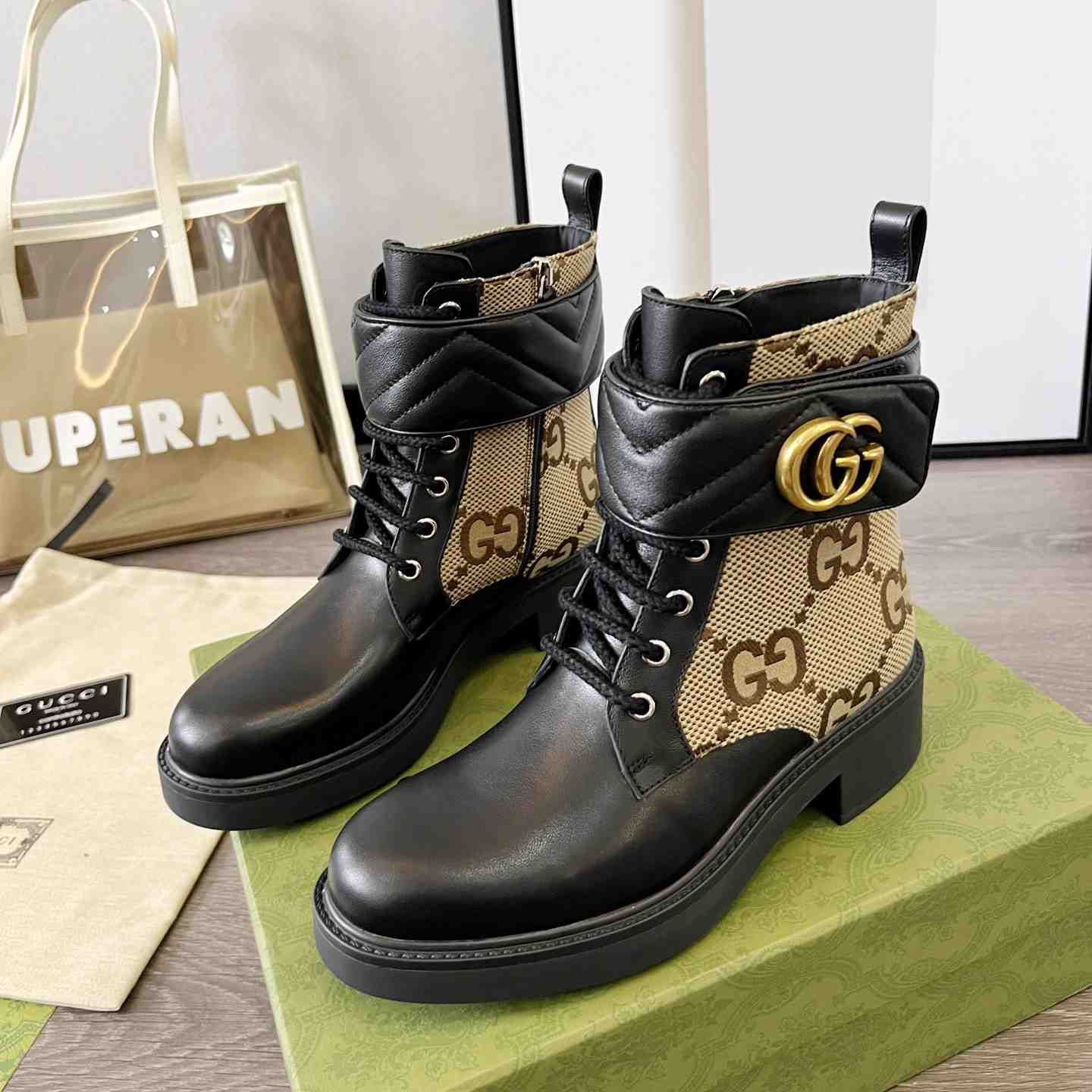 Gucci Women's Ankle Boot With Double G - DopestKickz