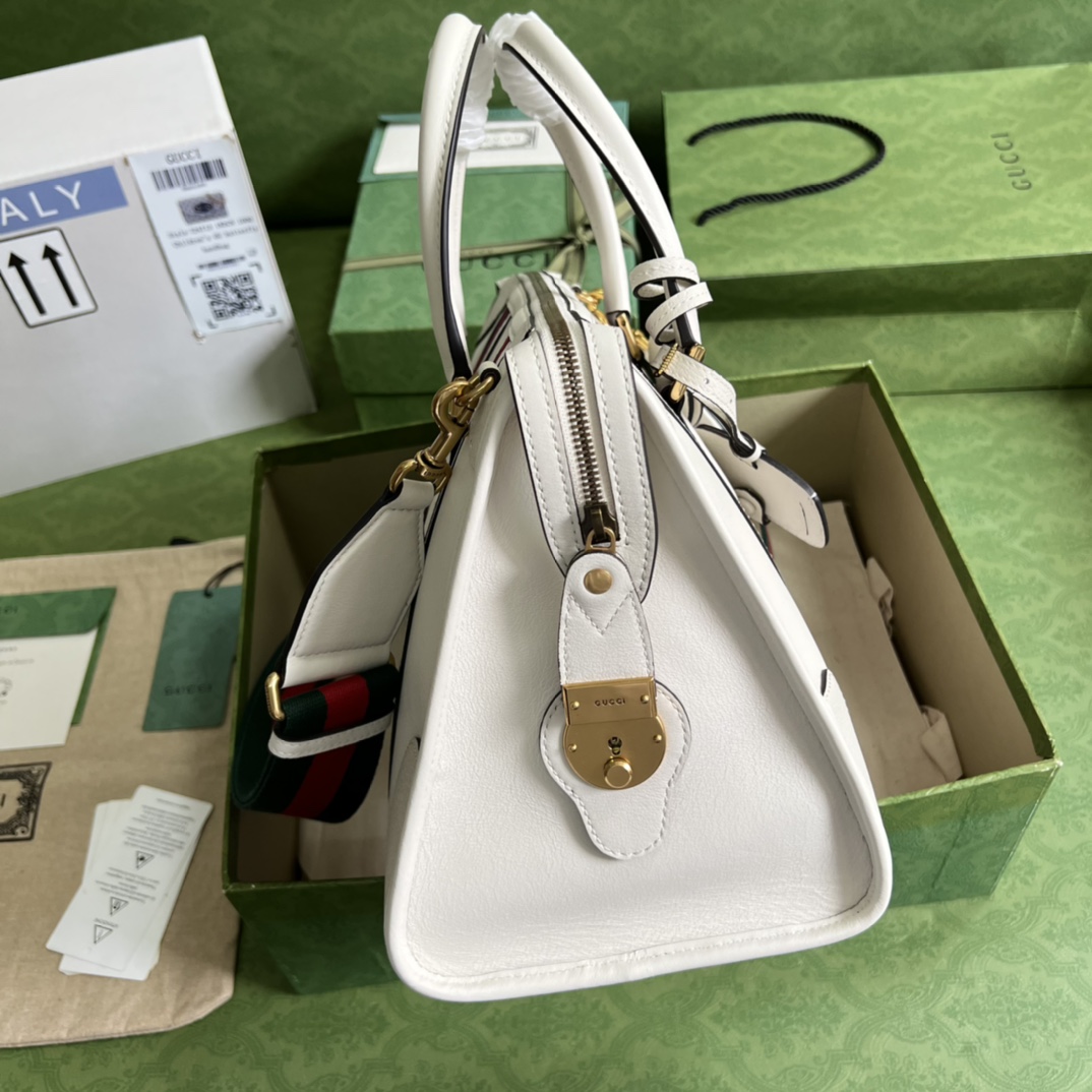 Gucci Leather Shoulder Bag(34-24-18CM)    715666 - DopestKickz