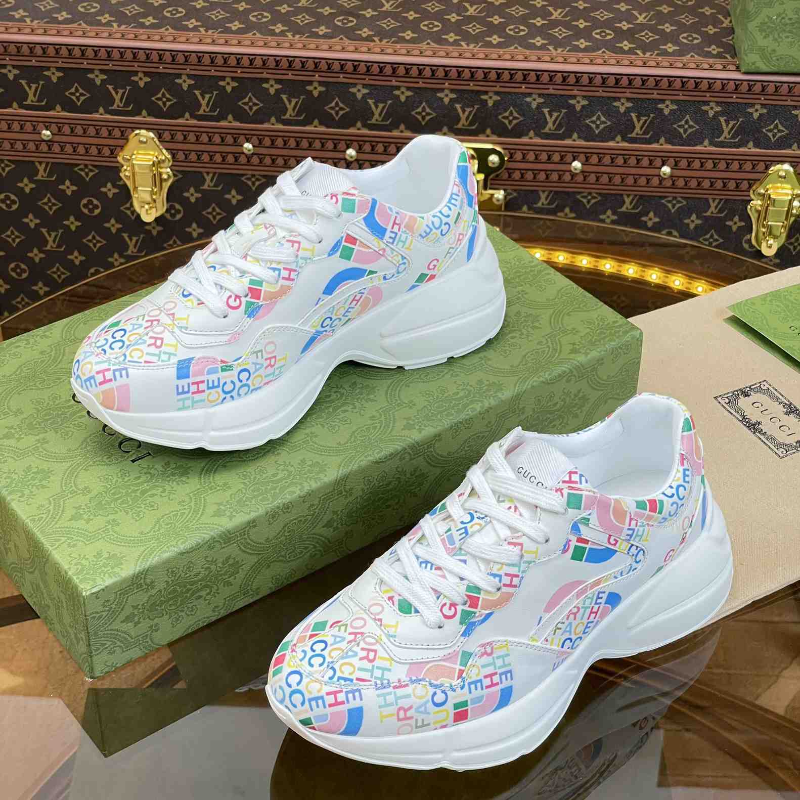 The North Face x Gucci Rhyton Sneaker - DopestKickz