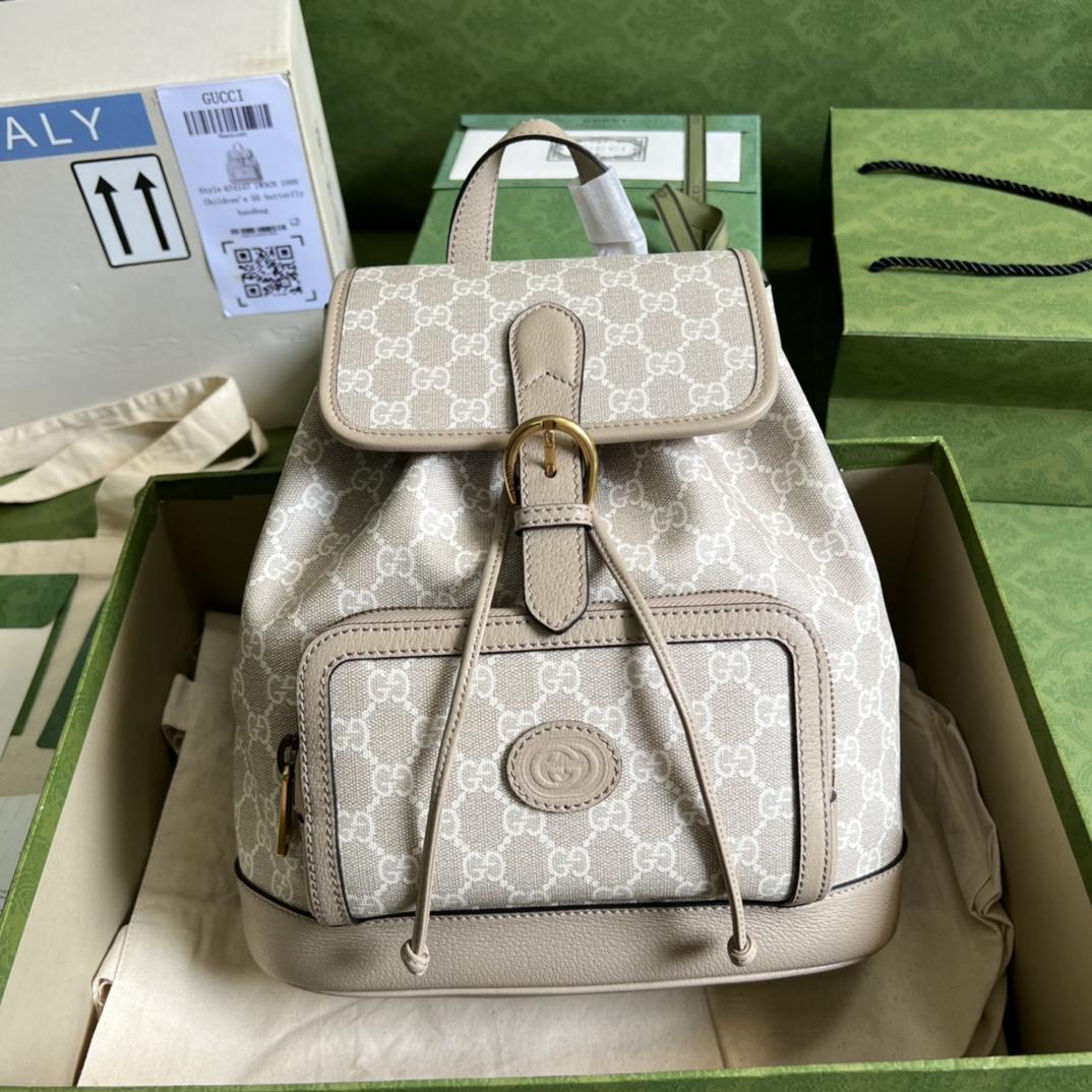 Gucci Backpack With Interlocking G(26.5- 30- 13cm) - DopestKickz