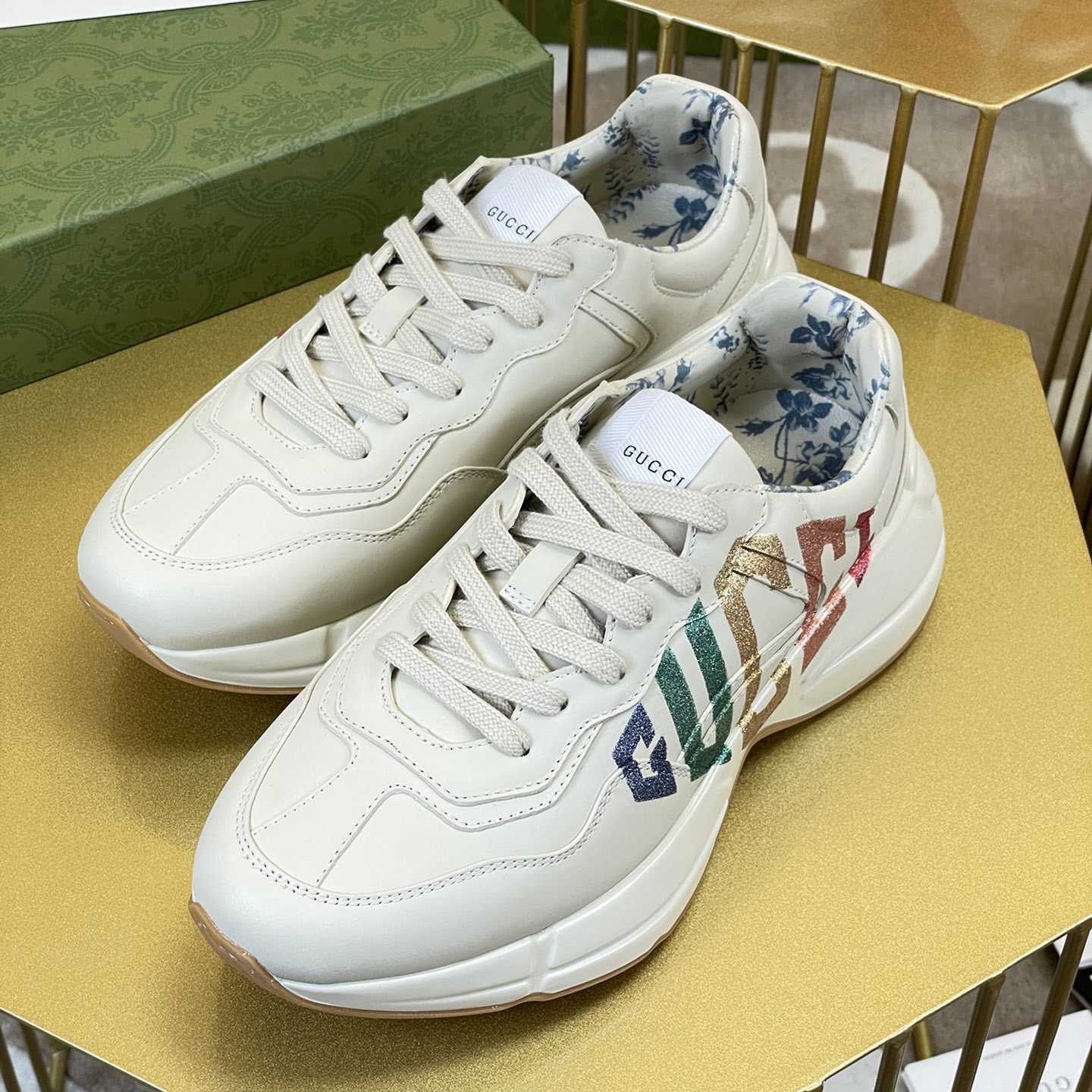 Gucci Rhyton Glitter Gucci Sneaker - DopestKickz