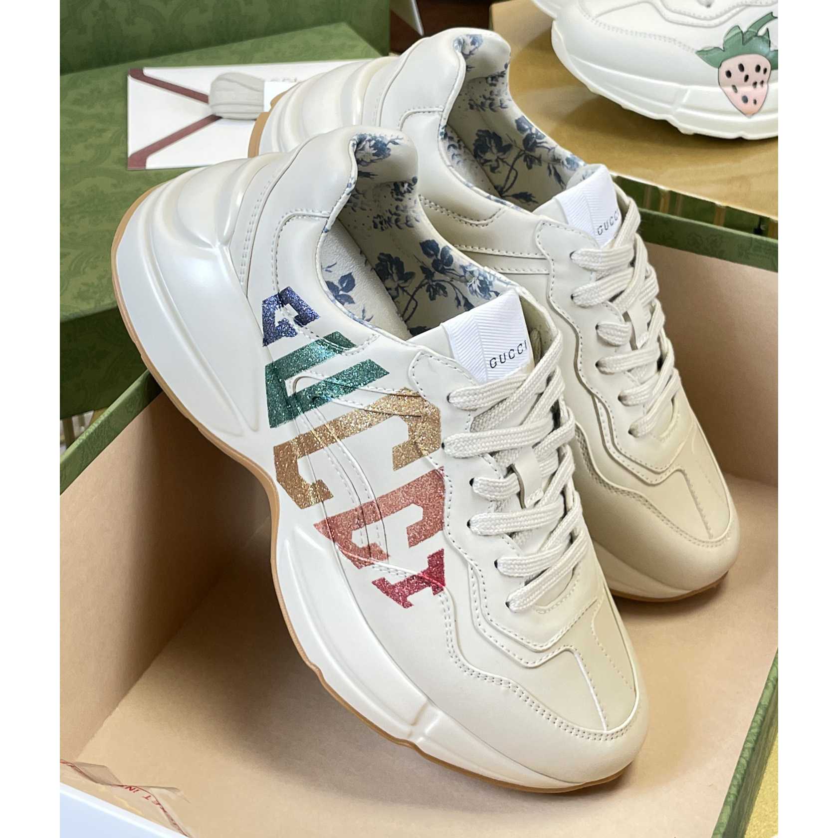 Gucci Rhyton Glitter Gucci Sneaker - DopestKickz