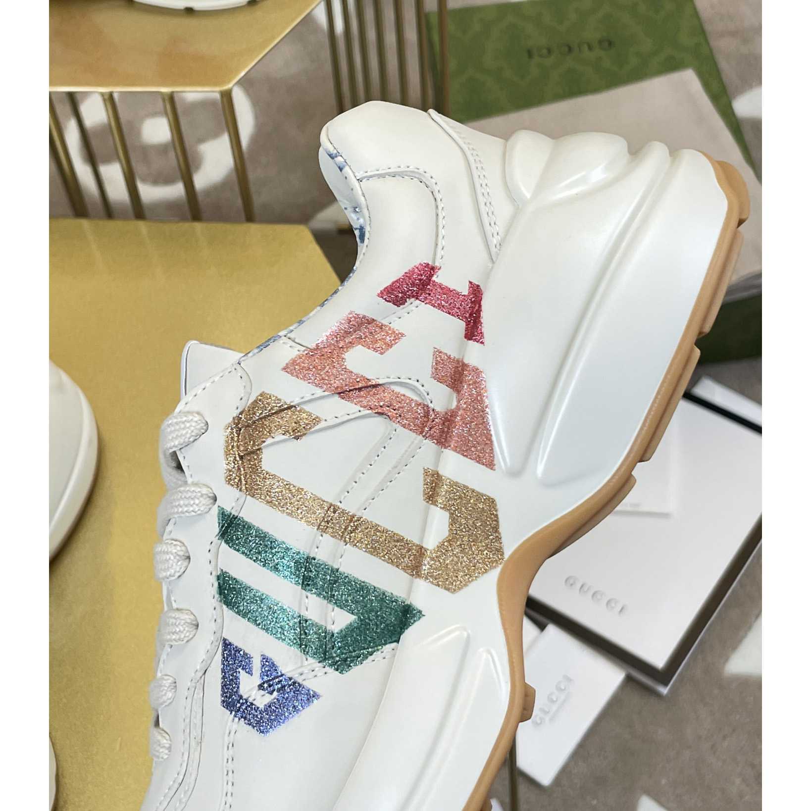 Gucci Rhyton Glitter Gucci Sneaker - DopestKickz