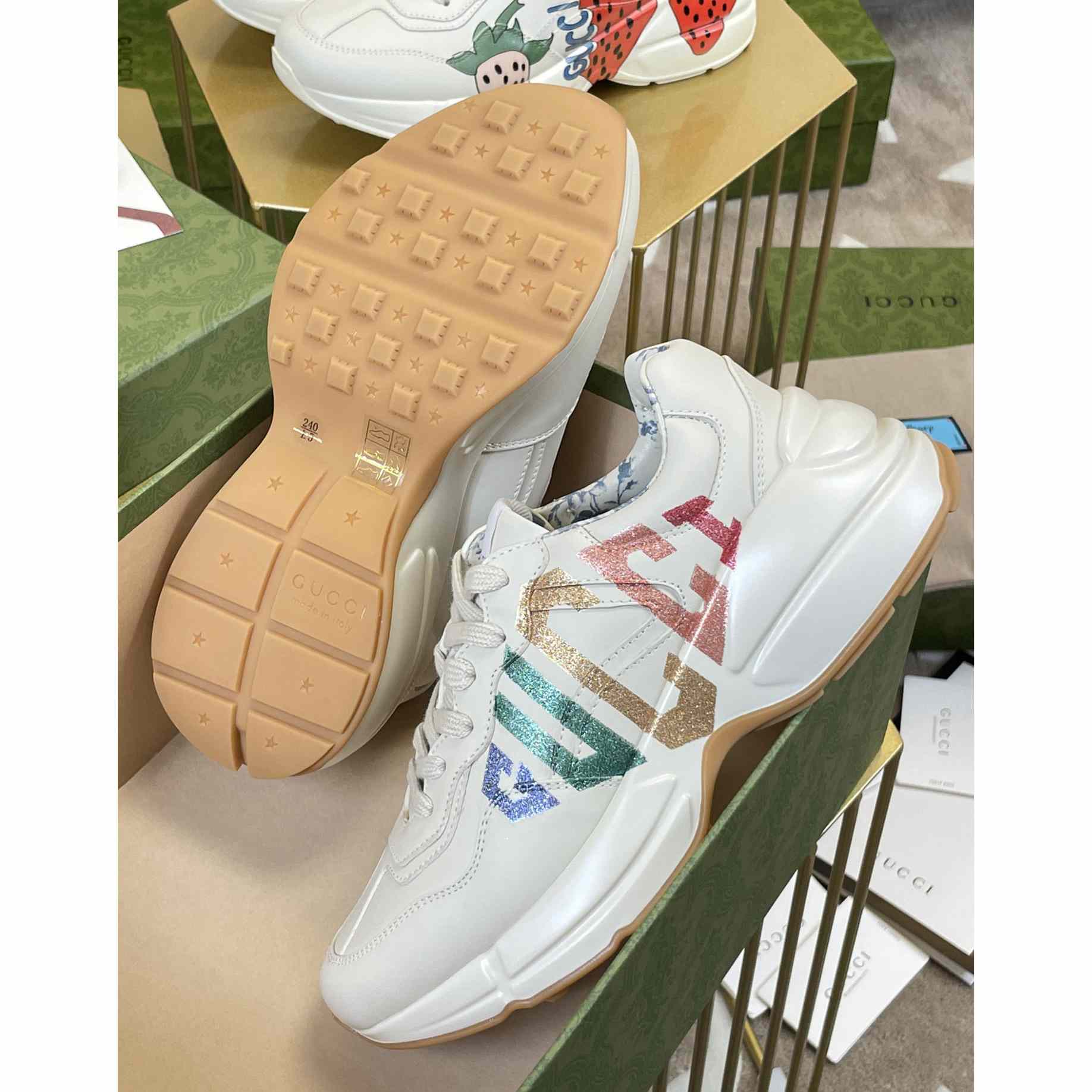Gucci Rhyton Glitter Gucci Sneaker - DopestKickz