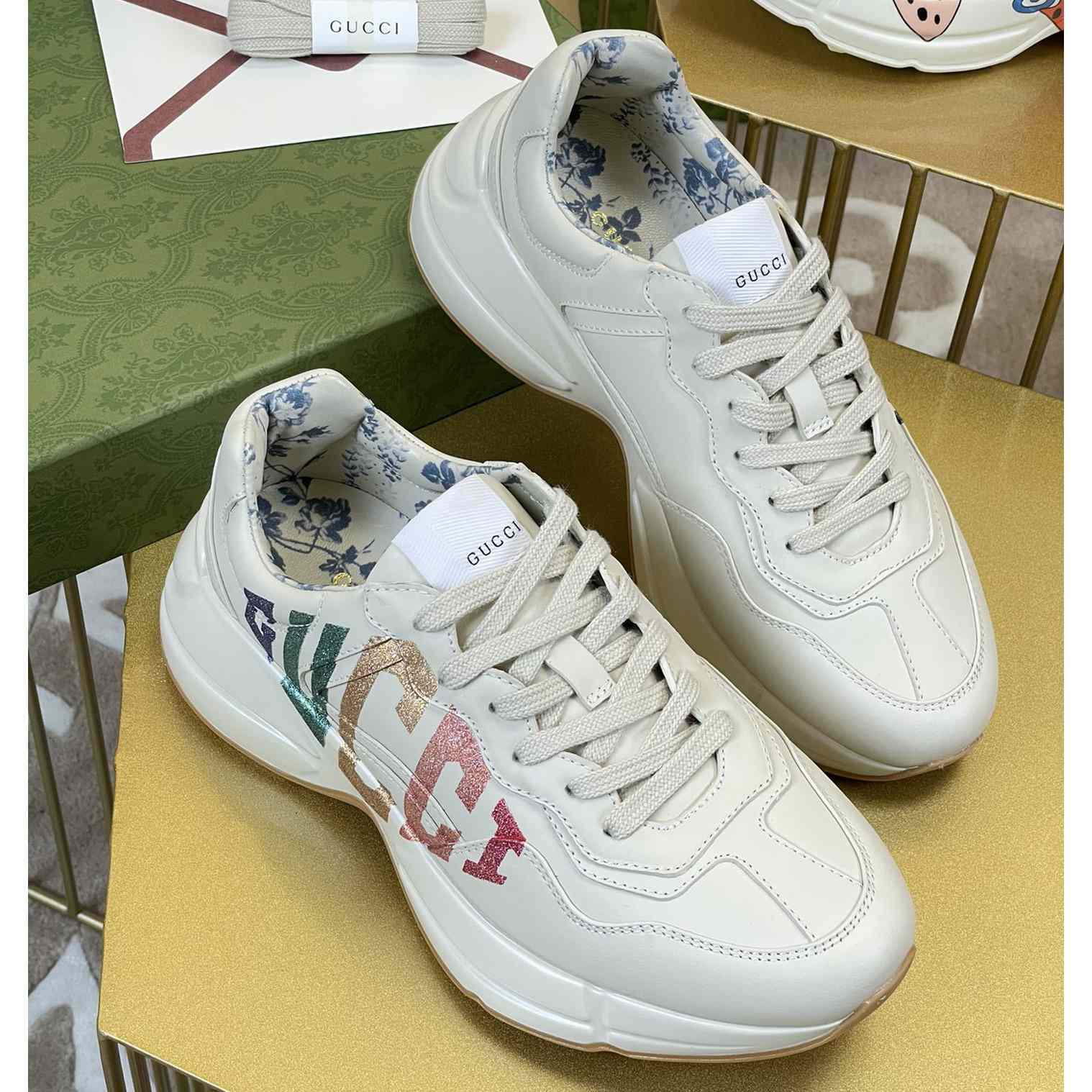 Gucci Rhyton Glitter Gucci Sneaker - DopestKickz