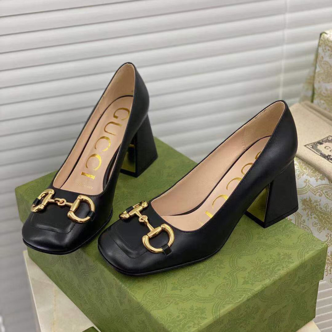 Gucci Women's Mid-heel Pump With Horsebit - DopestKickz