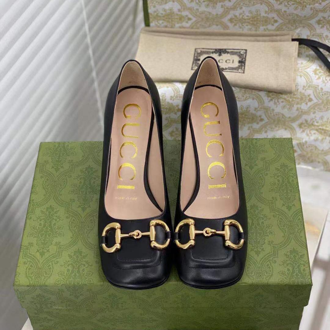 Gucci Women's Mid-heel Pump With Horsebit - DopestKickz