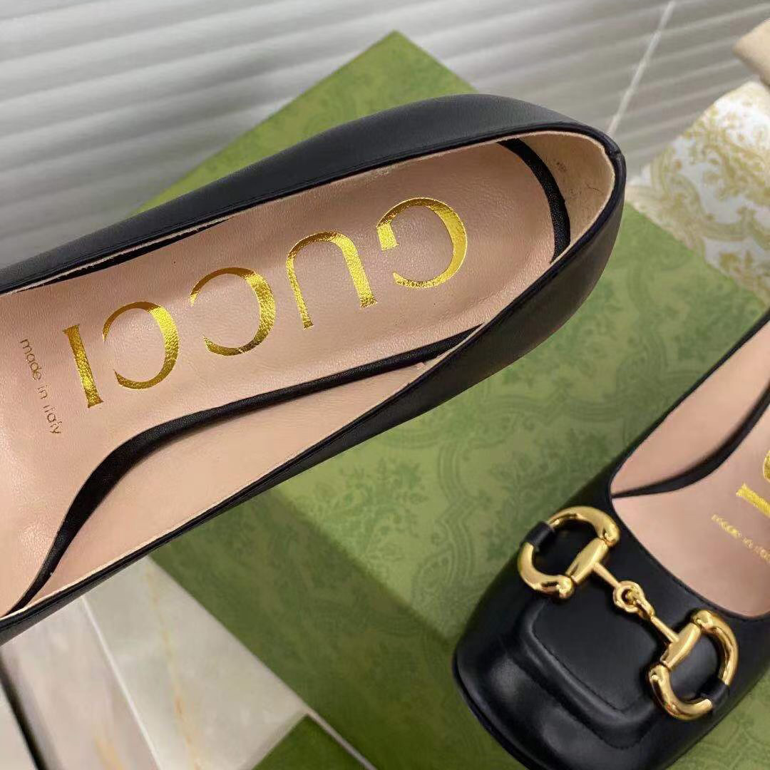 Gucci Women's Mid-heel Pump With Horsebit - DopestKickz