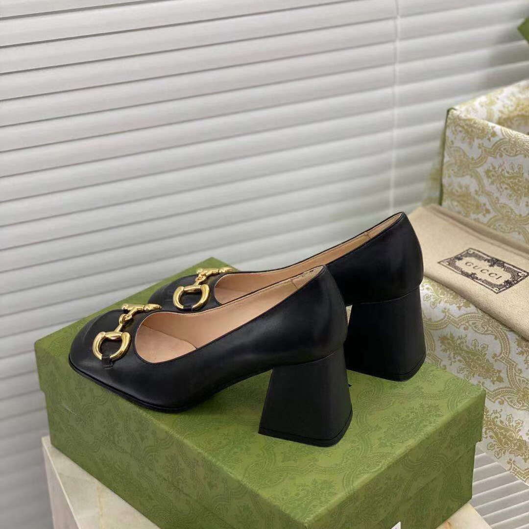 Gucci Women's Mid-heel Pump With Horsebit - DopestKickz