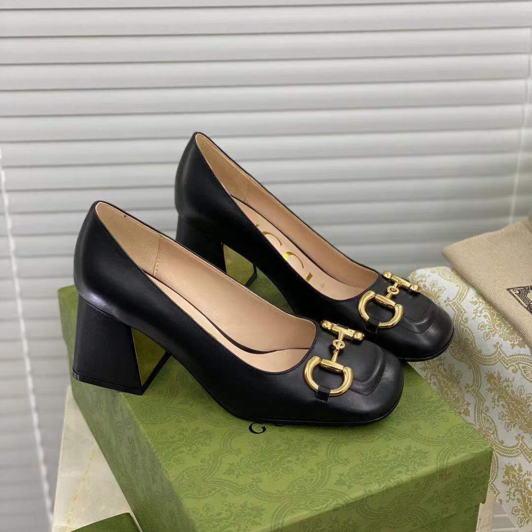 Gucci Women's Mid-heel Pump With Horsebit - DopestKickz