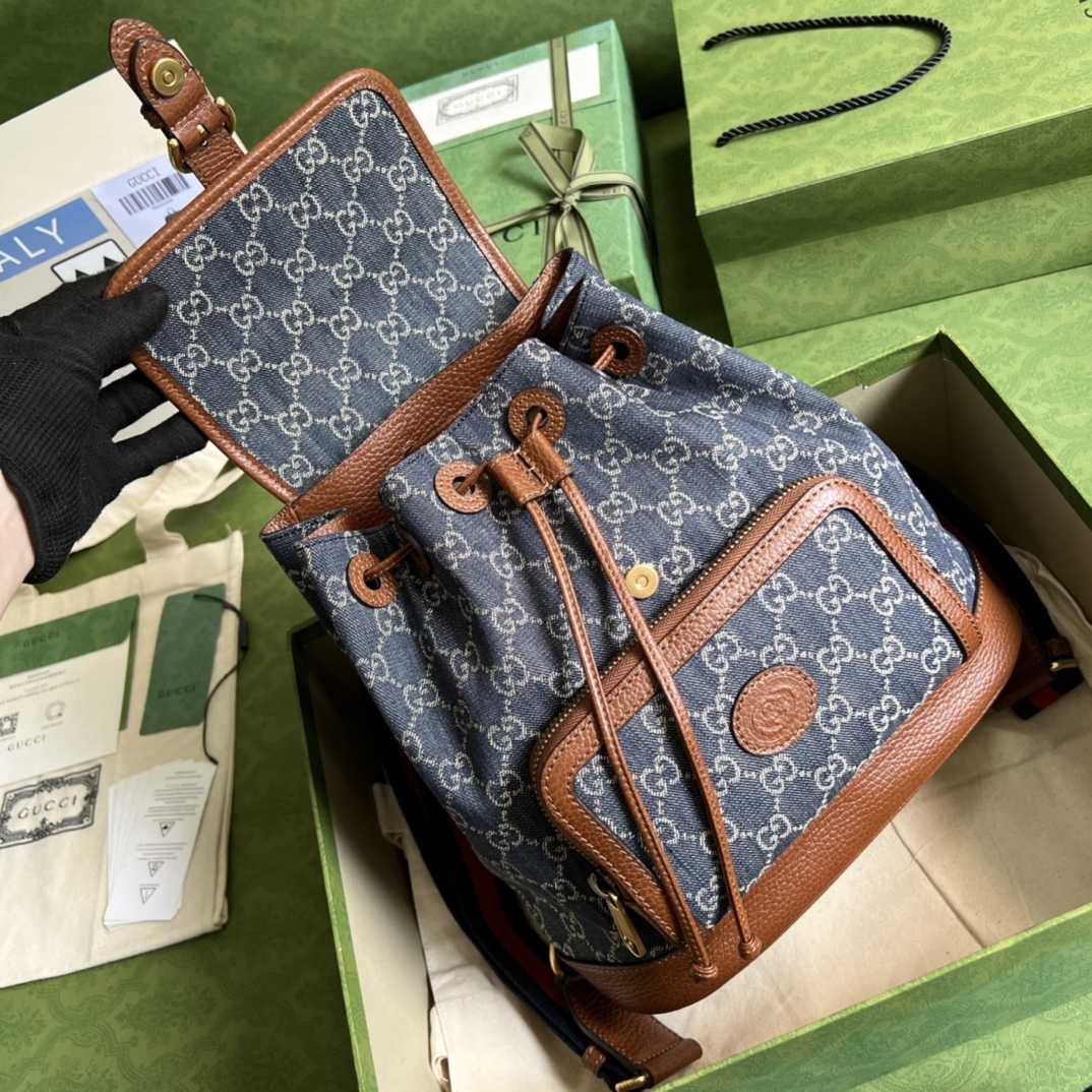 Gucci Backpack With Interlocking G(26.5- 30- 13cm) - DopestKickz